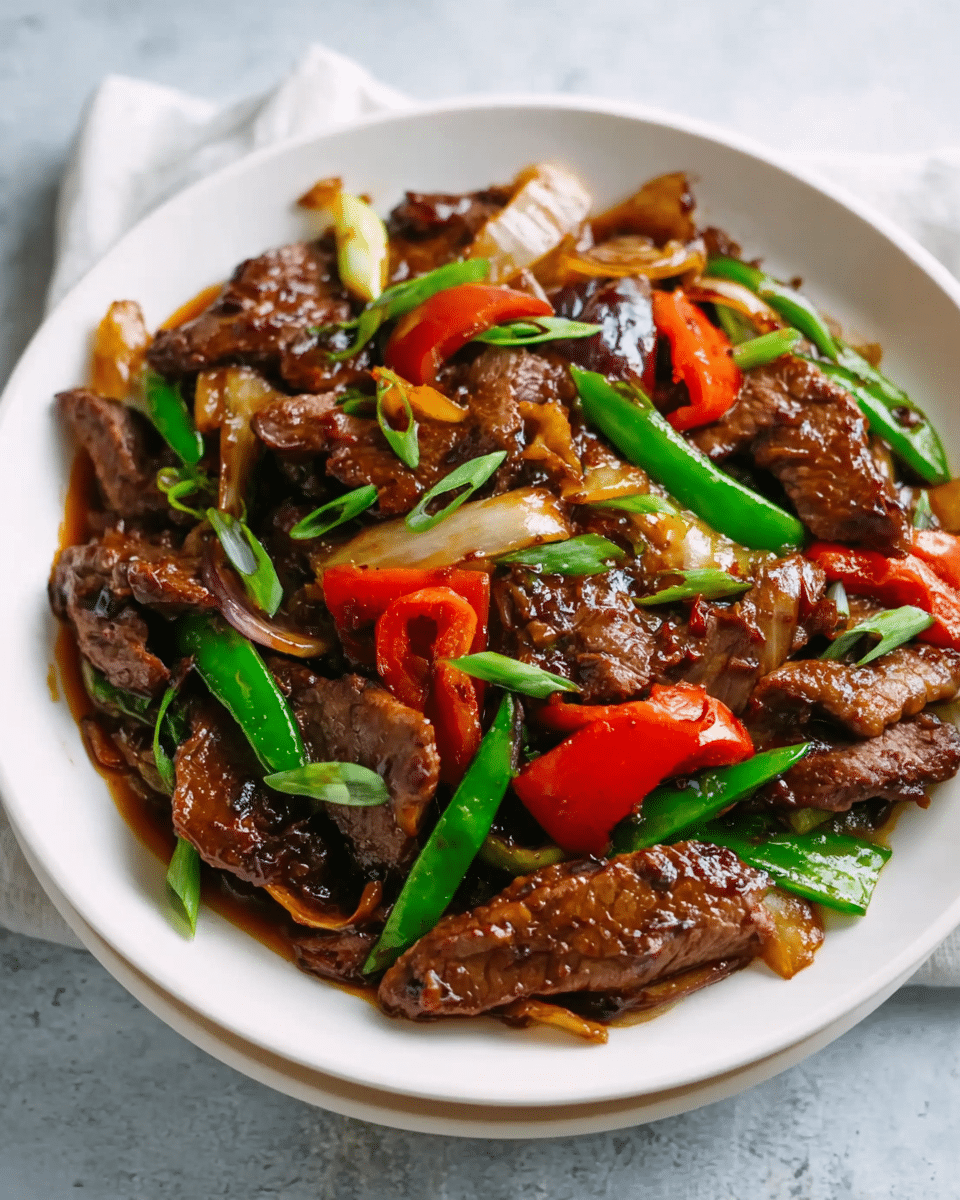Beef with Black Bean Sauce
