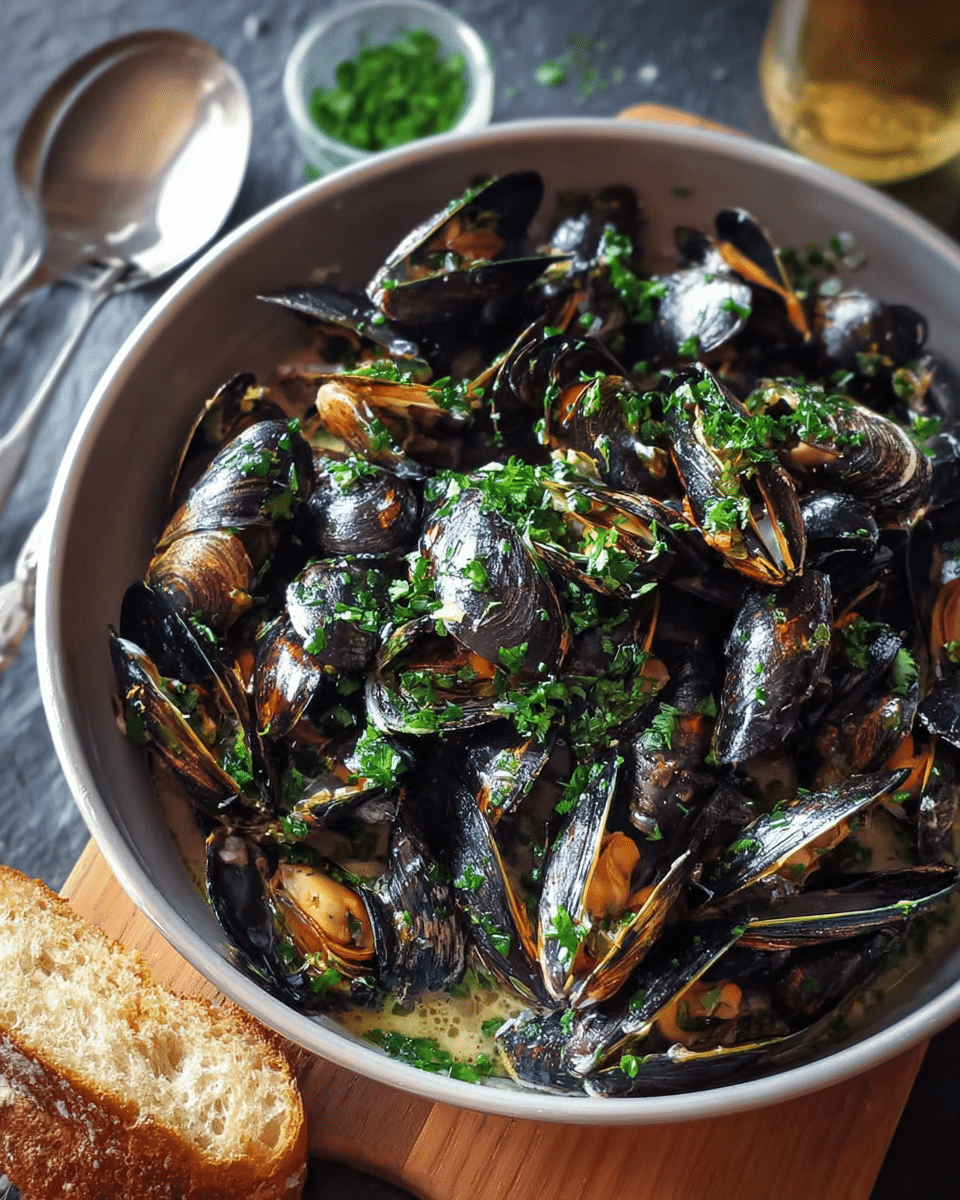 Mussels in White Wine Sauce