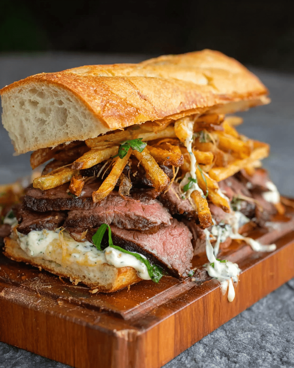 Steak Frites Sandwich