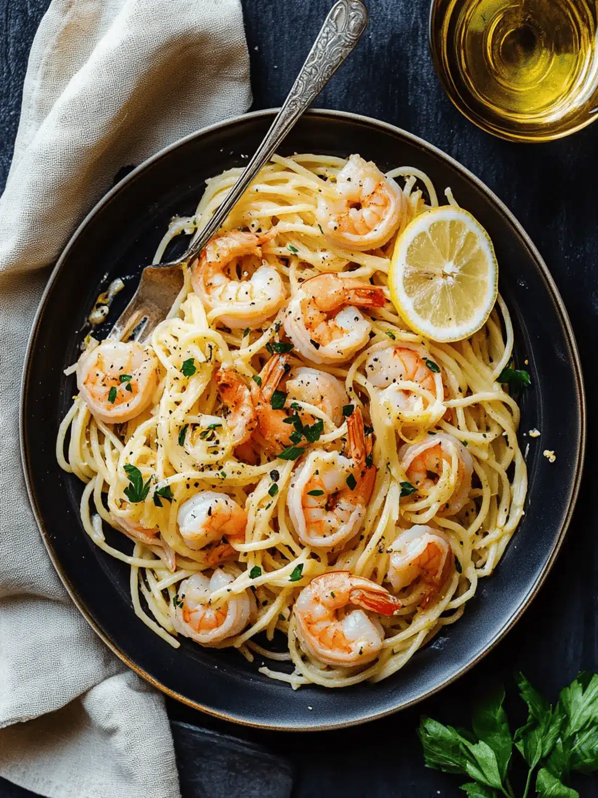 Lemon Garlic Shrimp Pasta: A Quick and Creamy Delight 5 Lemon Garlic Shrimp Pasta