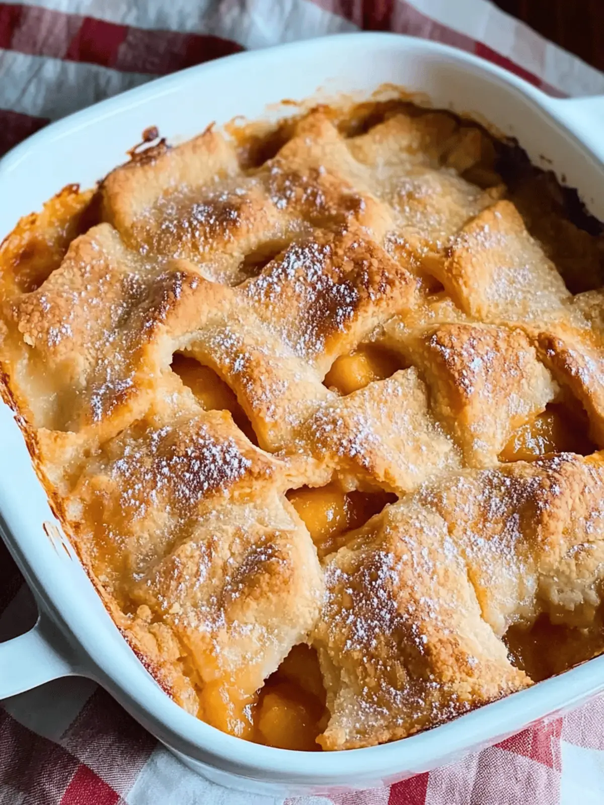 Irresistible Peach Dumpling Cobbler for Sweet Summer Bliss 3 Peach Dumpling Cobbler