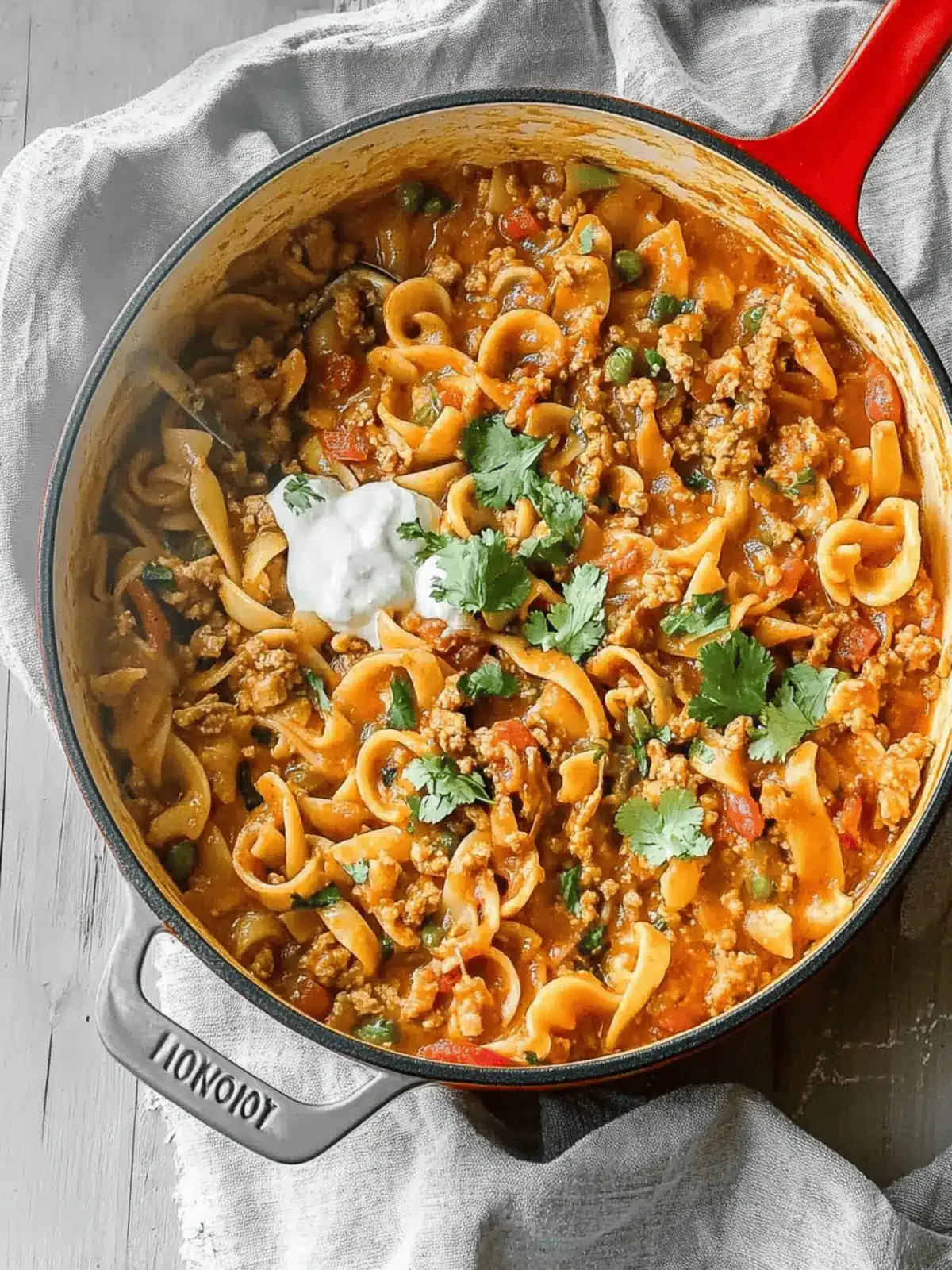 One Pot Ground Chicken Fajita Pasta for Effortless Comfort Cooking 3 One Pot Ground Chicken Fajita Pasta for Effortless Comfort Cooking