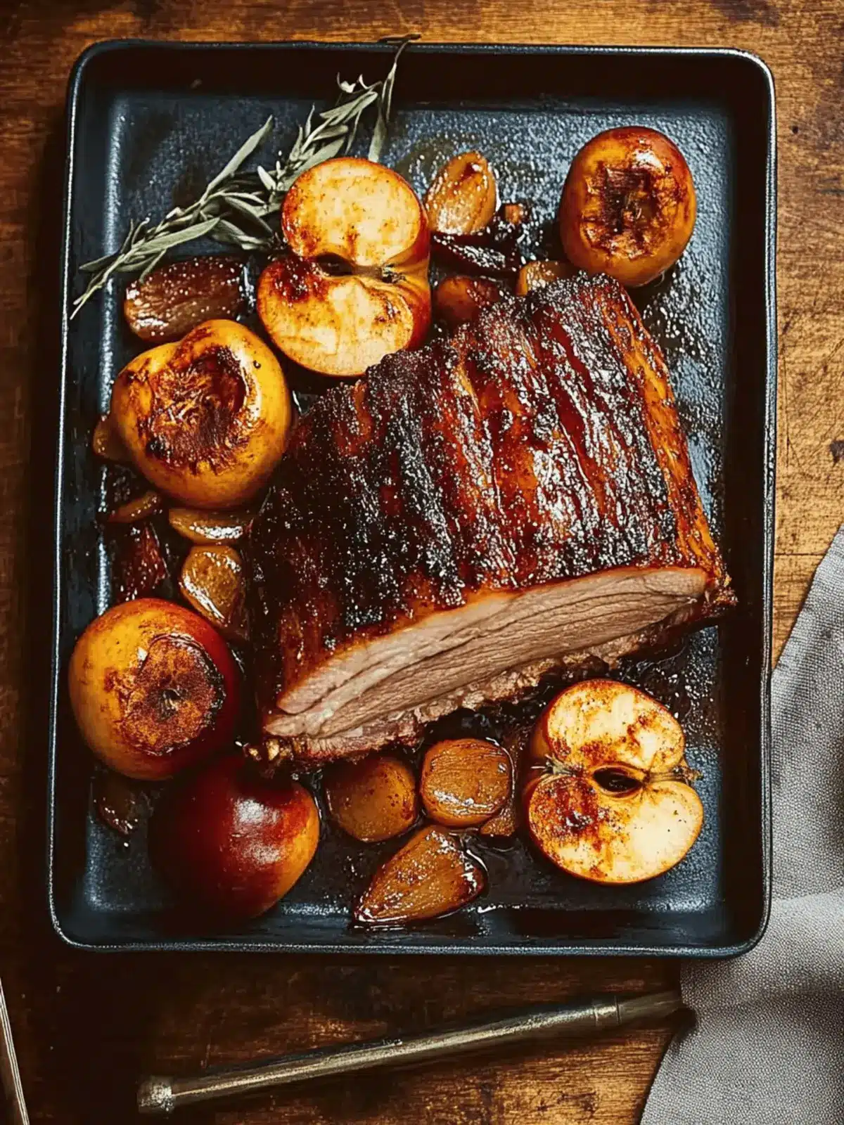 Crispy Pork Belly with Apples: A Cozy Family Feast 4 Crispy Pork Belly With Apples
