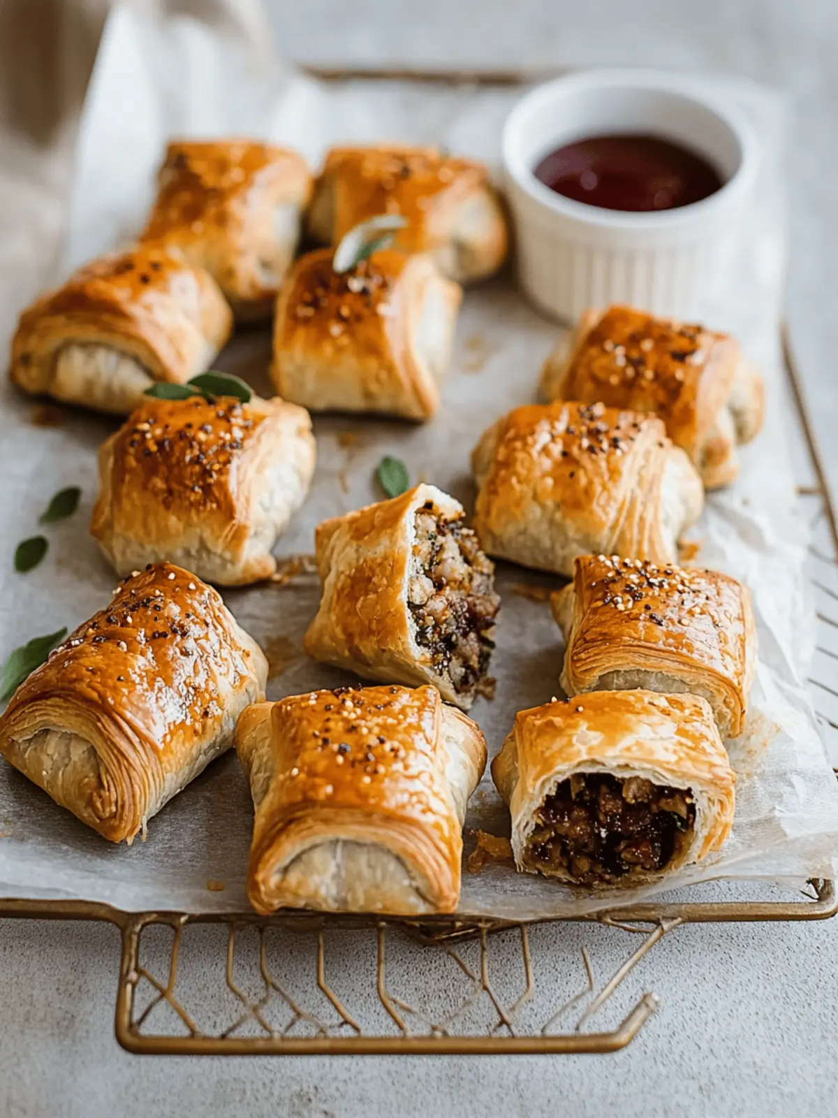 Lamb & Feta Sausage Rolls: Your New Picnic Hit 2 Lamb & Feta Sausage Rolls