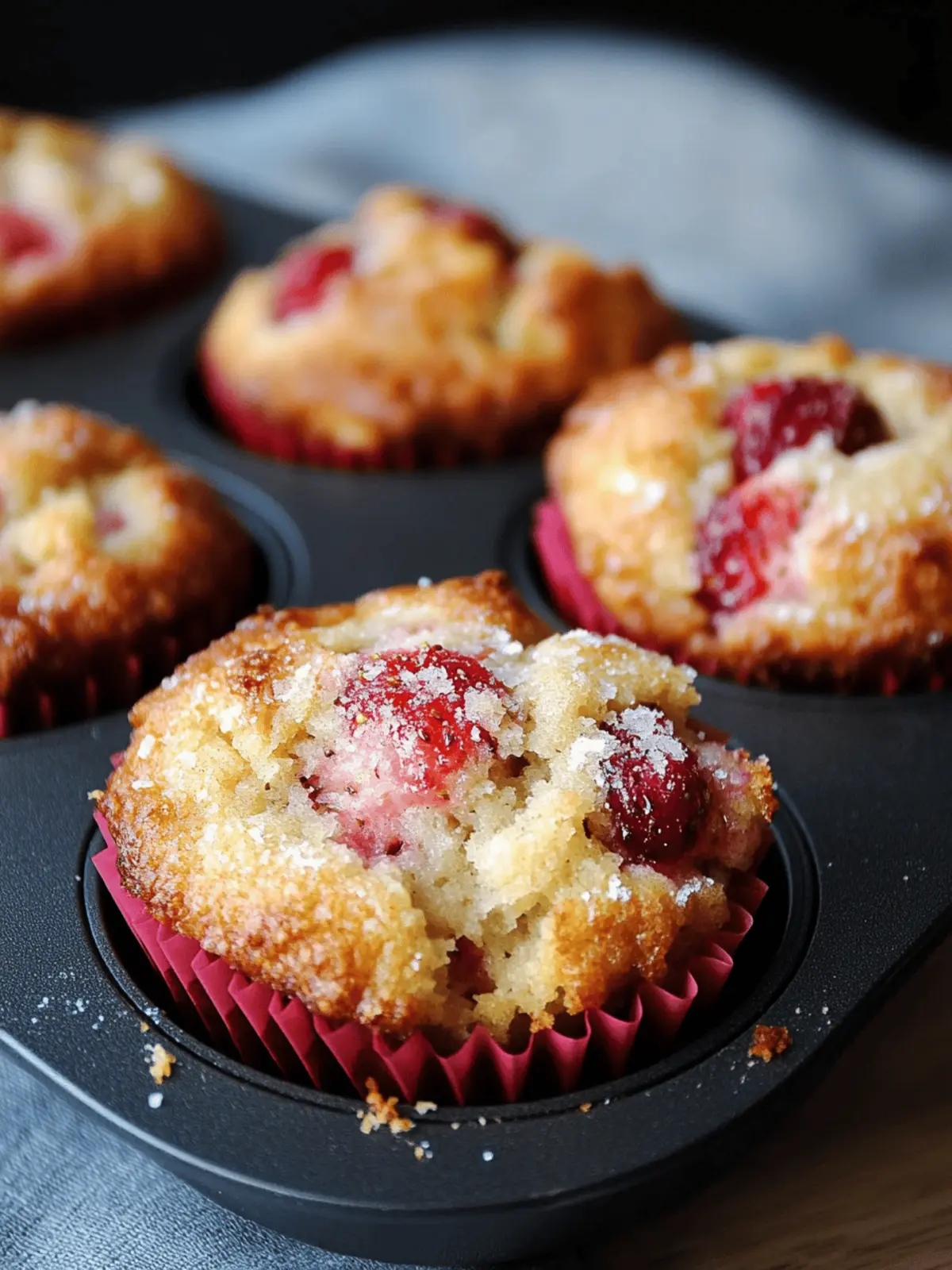 Strawberry Ricotta Muffins for a Delightful Spring Morning 3 Strawberry Ricotta Muffins
