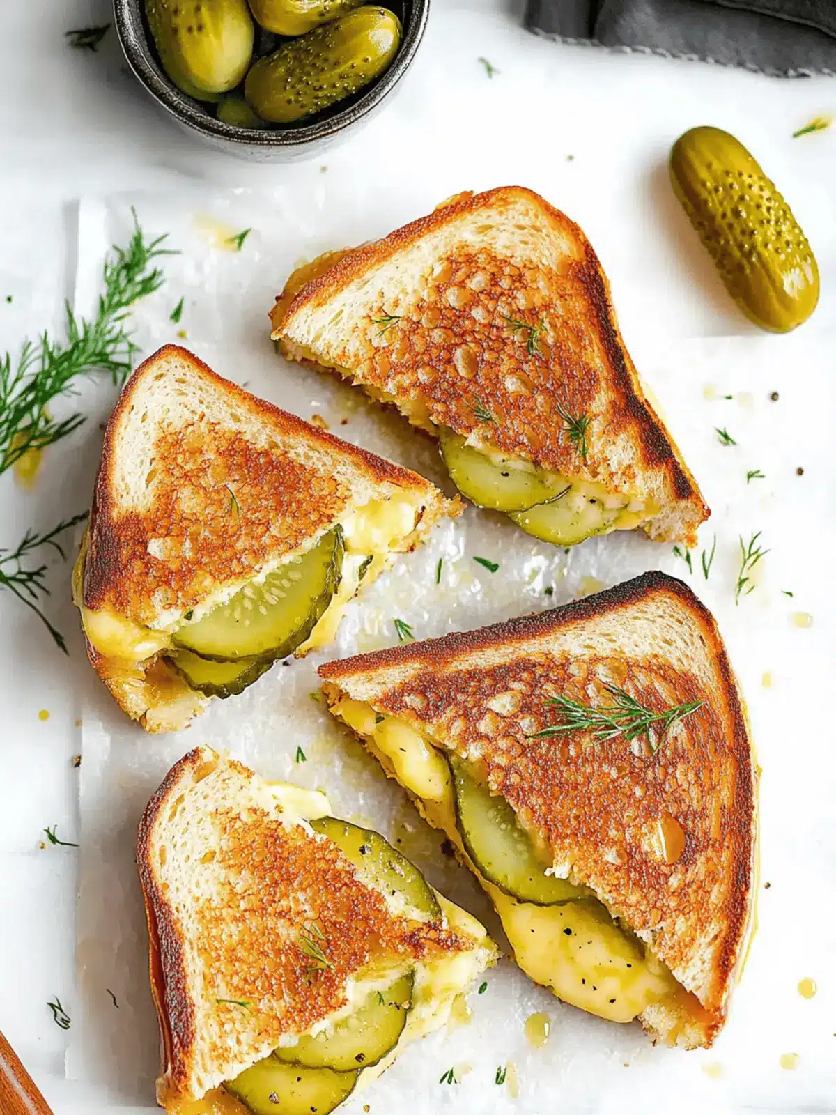 Ultimate Pickle Grilled Cheese: A Tangy Comfort Food Delight 5 Pickle Grilled Cheese
