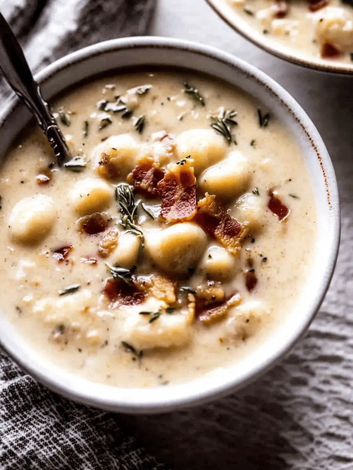 Creamy Gnocchi Soup with Rosemary Bacon for Ultimate Comfort 5 Creamy Gnocchi Soup with Rosemary Bacon