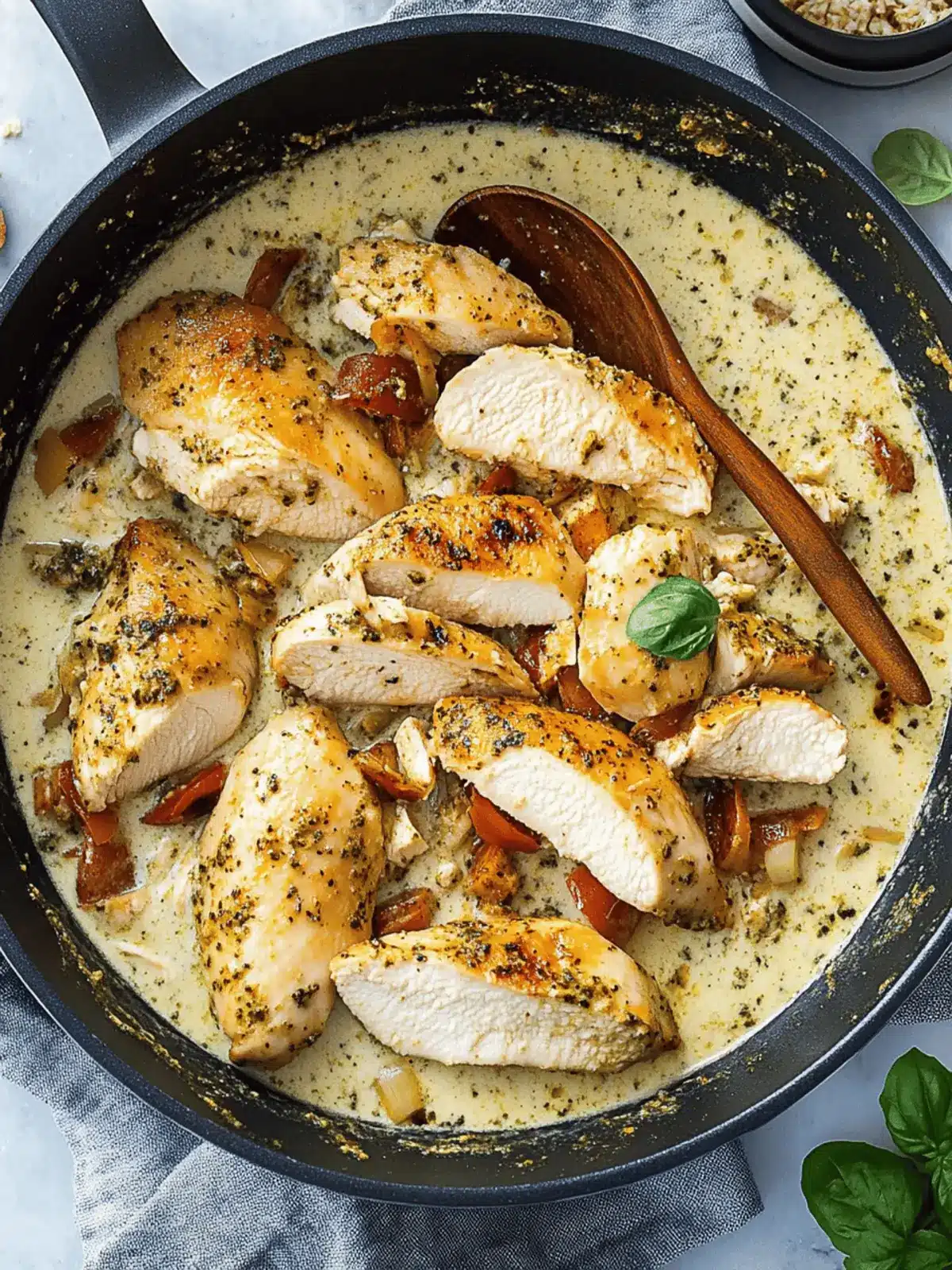 Creamy Garlic Pesto Chicken: Your New Weeknight Favorite 4 Creamy Garlic Pesto Chicken