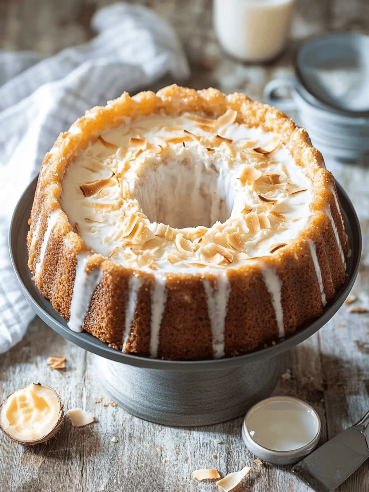 Toasted Coconut Tres Leches Pound Cake for a Sweet Escape 2 Toasted Coconut Tres Leches Pound Cake