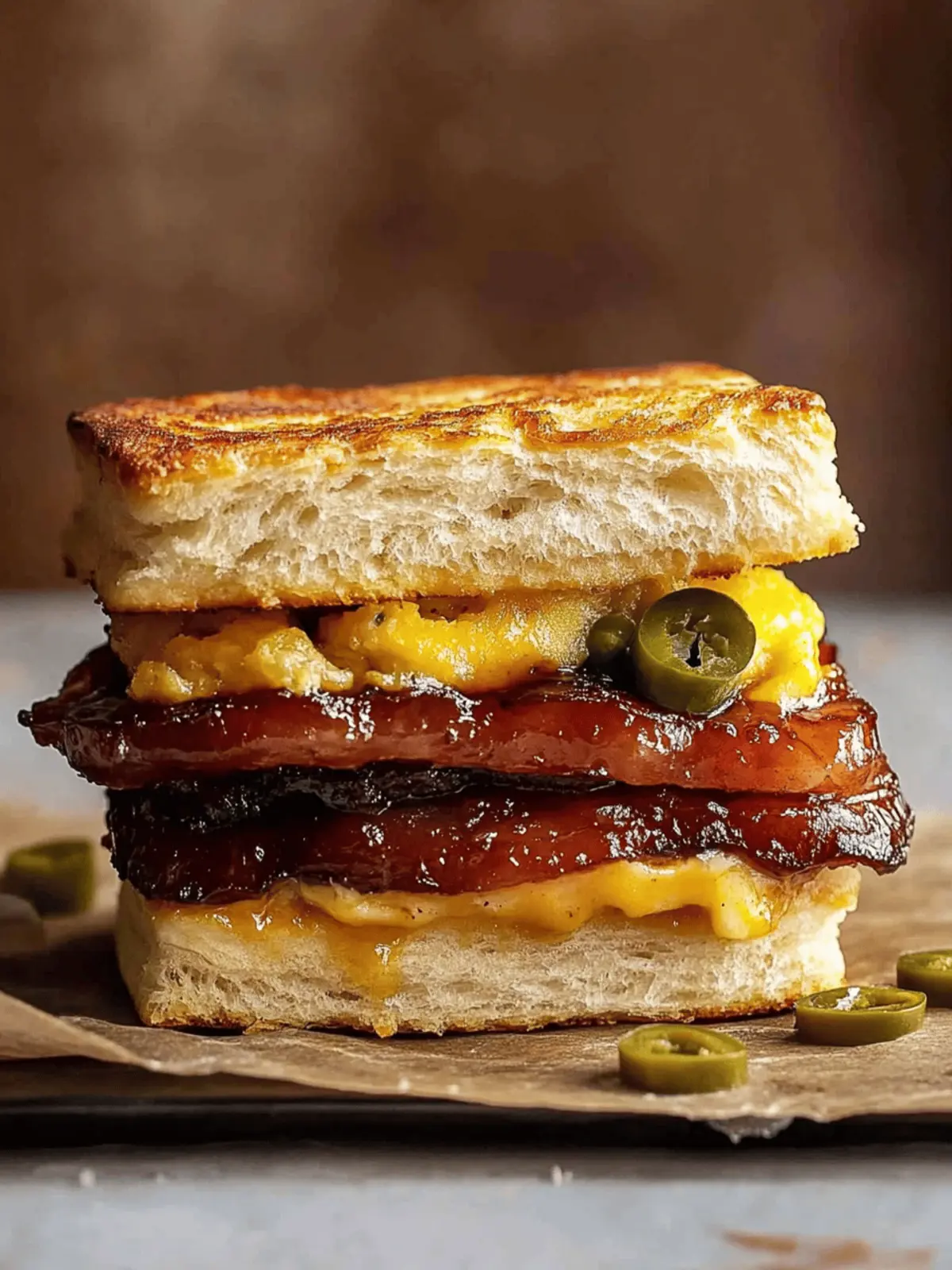 Pork Belly Breakfast Biscuit Sandwich You’ll Crave Every Morning 5 Pork Belly Breakfast Biscuit Sandwich