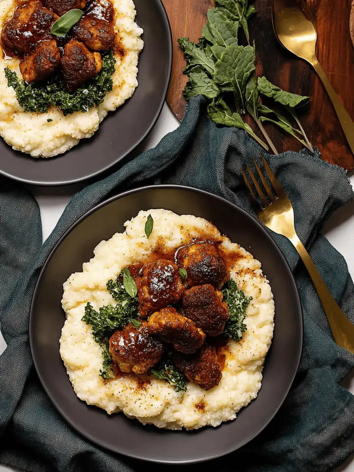 Nashville Hot Cauliflower + Kale Grits: Spice Up Dinner Tonight 4 Nashville Hot Cauliflower + Kale Grits: Spice Up Dinner Tonight