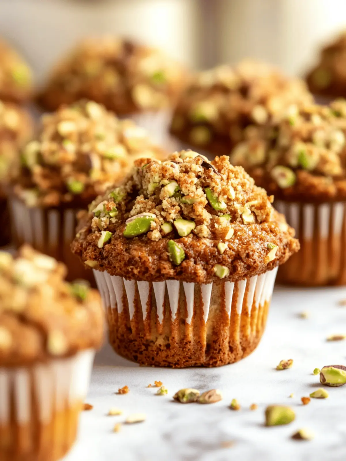 Irresistible Pistachio Muffins With Pistachio Crumble Topping 5 Pistachio Muffins With Pistachio Crumble Topping