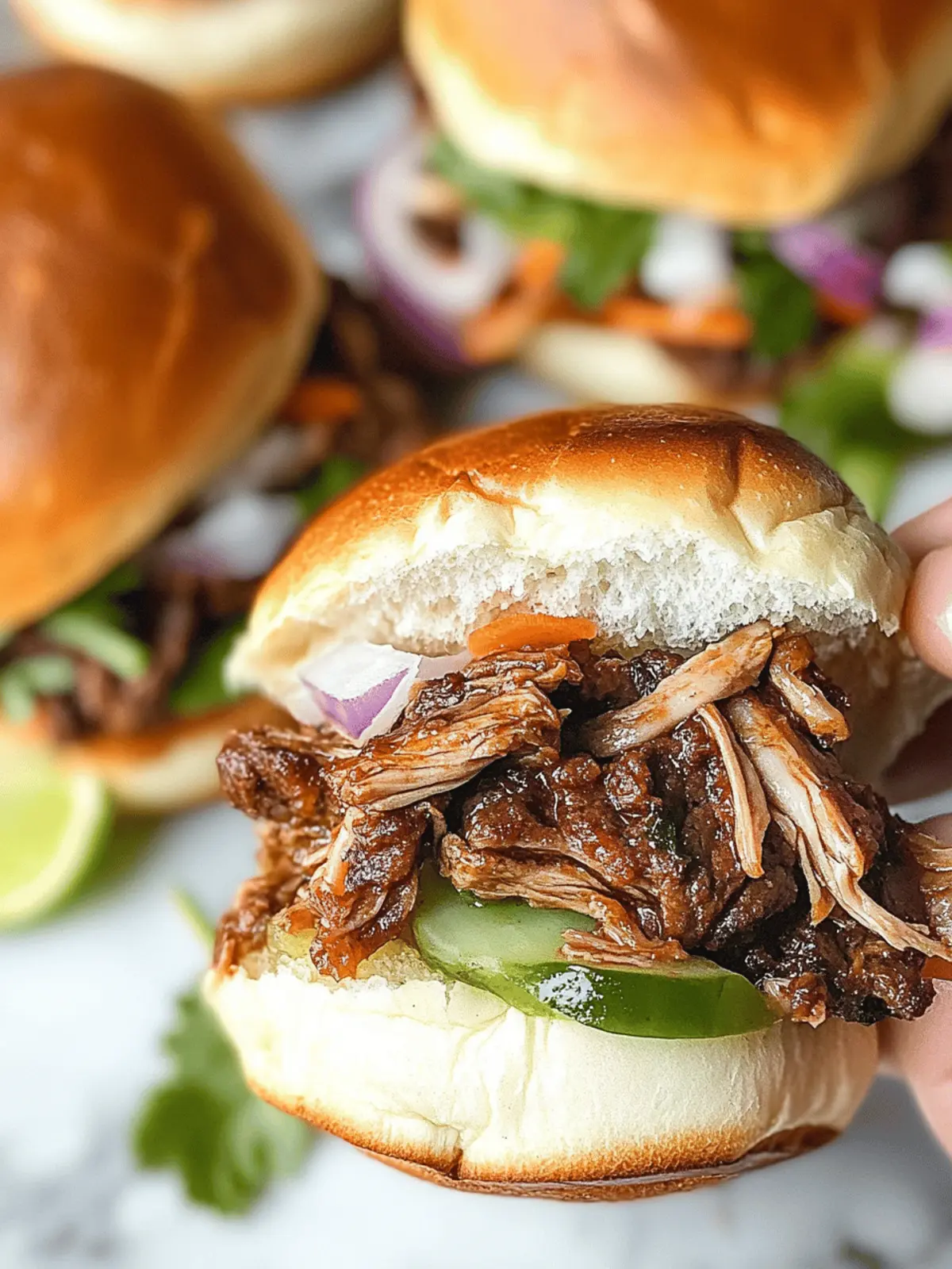 Irresistible Beef Birria Sliders with Cheese and Zesty Toppings 4 Irresistible Beef Birria Sliders with Cheese and Zesty Toppings