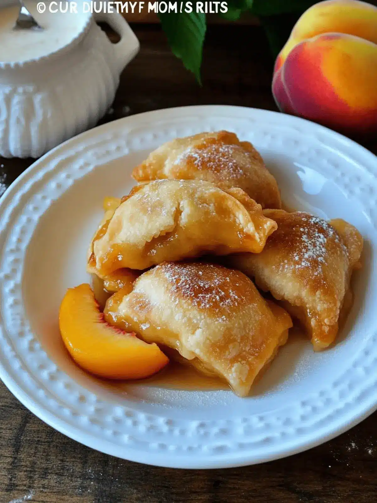 Quick & Easy Peach Dumplings with Caramel Bliss Tonight 2 Quick & Easy Peach Dumplings
