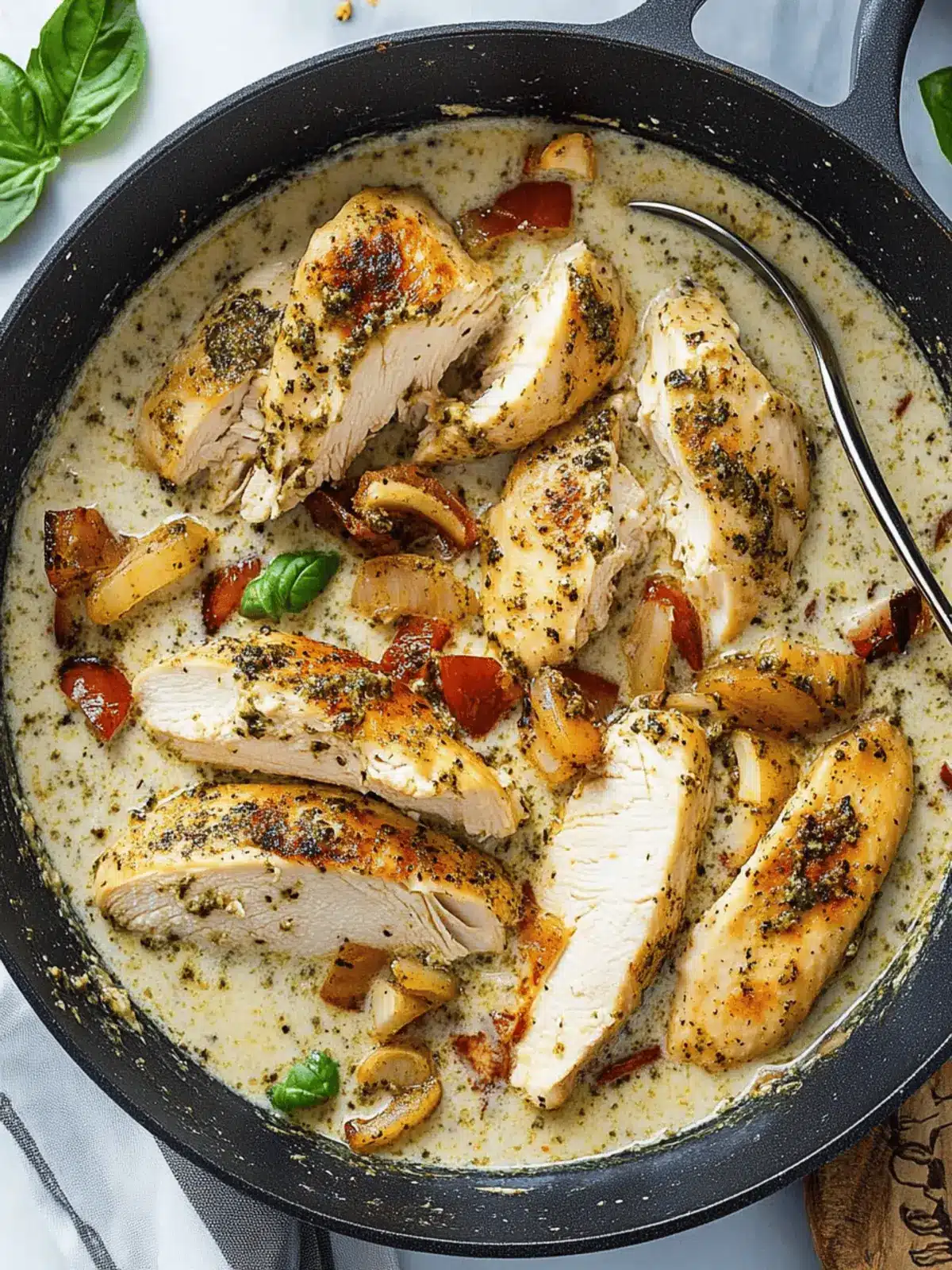 Creamy Garlic Pesto Chicken: Your New Weeknight Favorite 5 Creamy Garlic Pesto Chicken