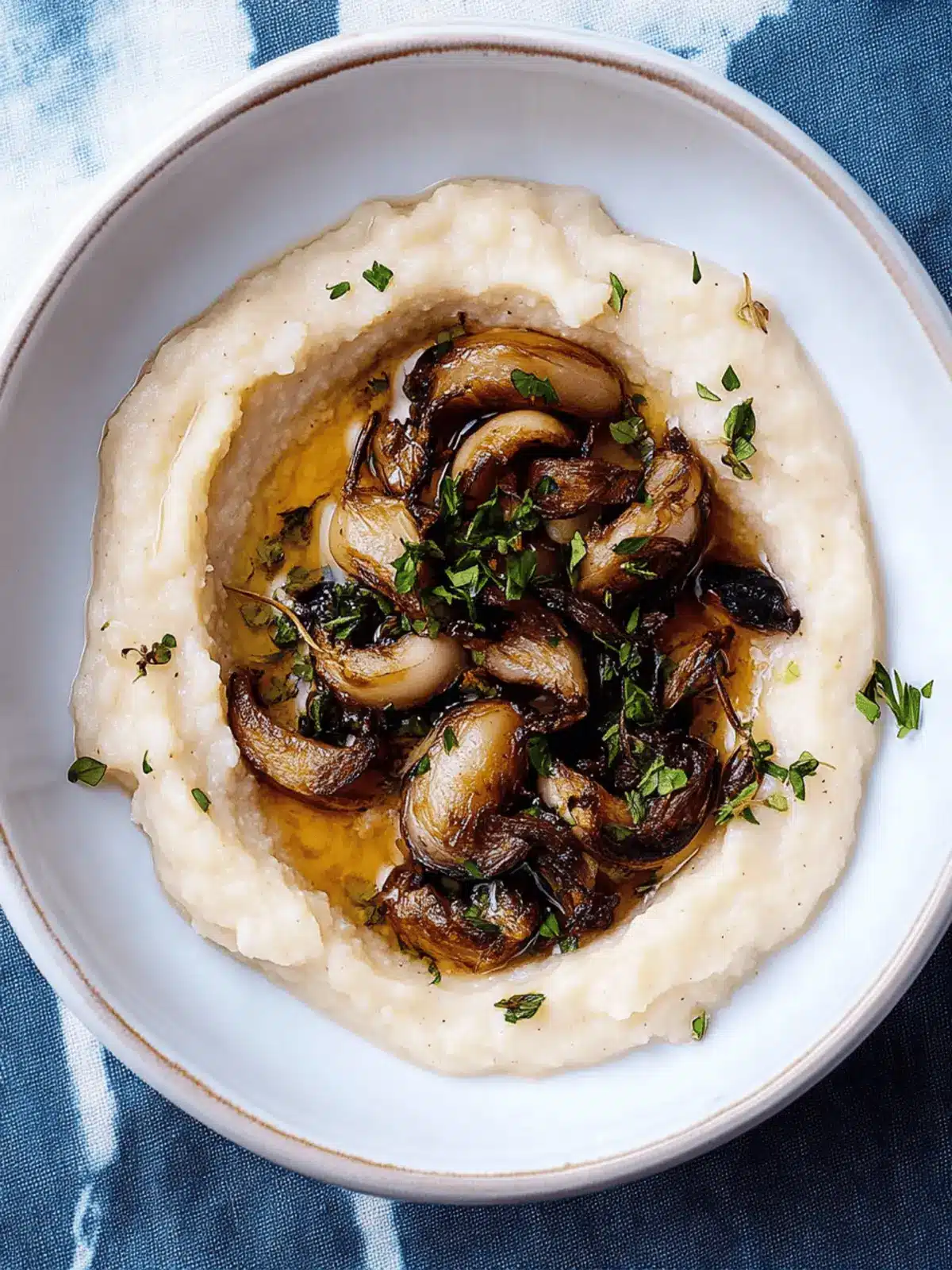 Creamy White Bean Purée with Crispy Leeks Magic 3 White Bean Purée