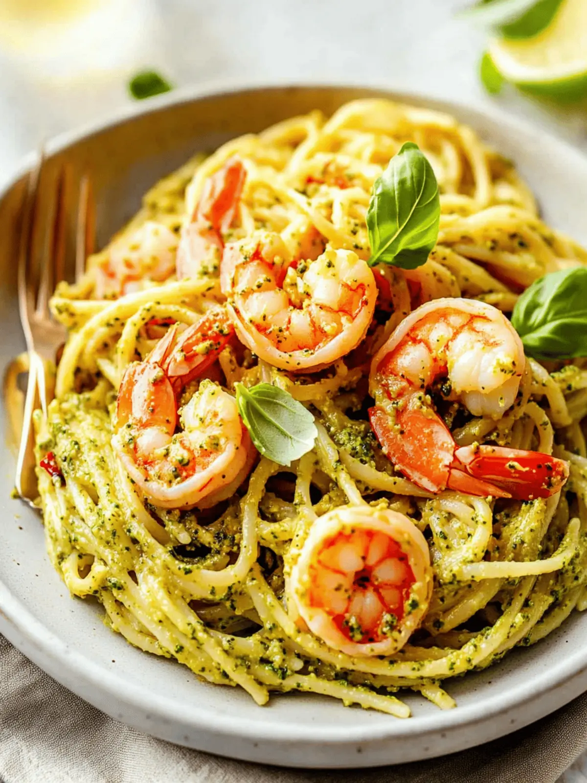 25-Minute Shrimp Pesto Pasta for a Flavor-Packed Weeknight Dinner 4 25-Minute Shrimp Pesto Pasta