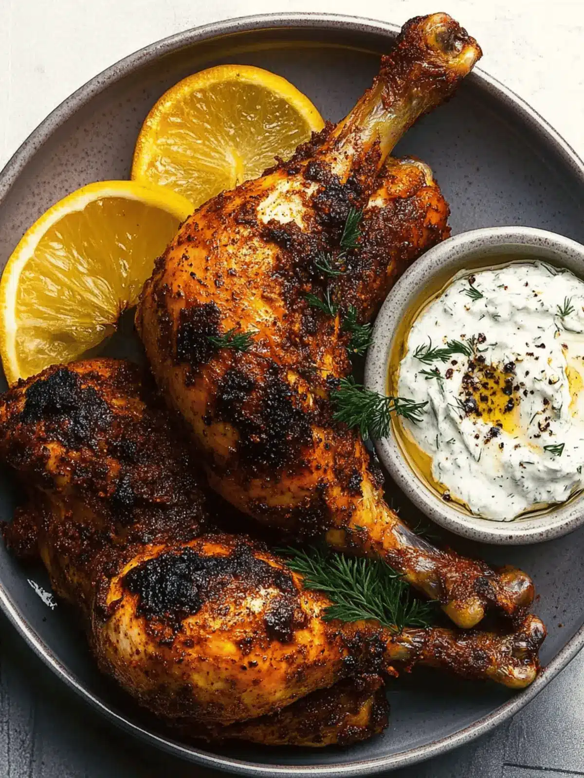 Spice Up Dinner: Harissa & Sumac Roasted Chicken with Tzatziki 5 Harissa & Sumac Roasted Chicken with Tzatziki
