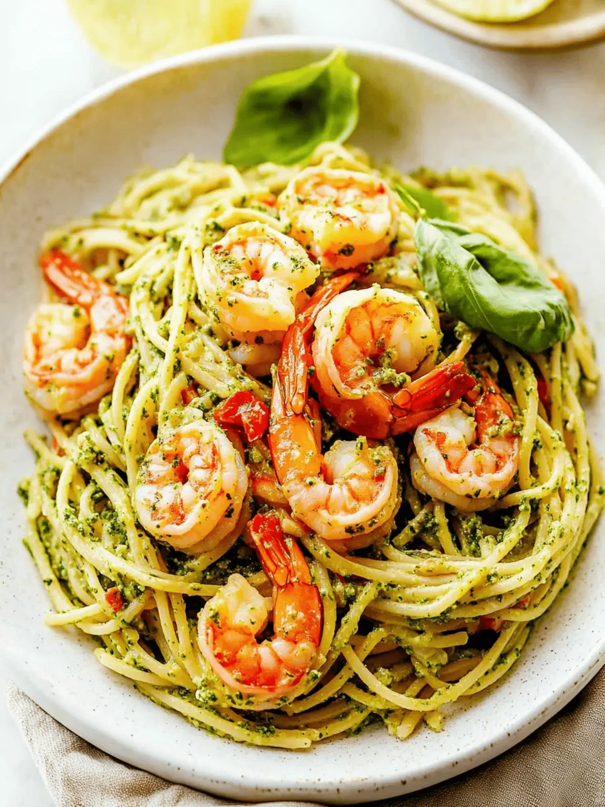 25-Minute Shrimp Pesto Pasta for a Flavor-Packed Weeknight Dinner 3 25-Minute Shrimp Pesto Pasta