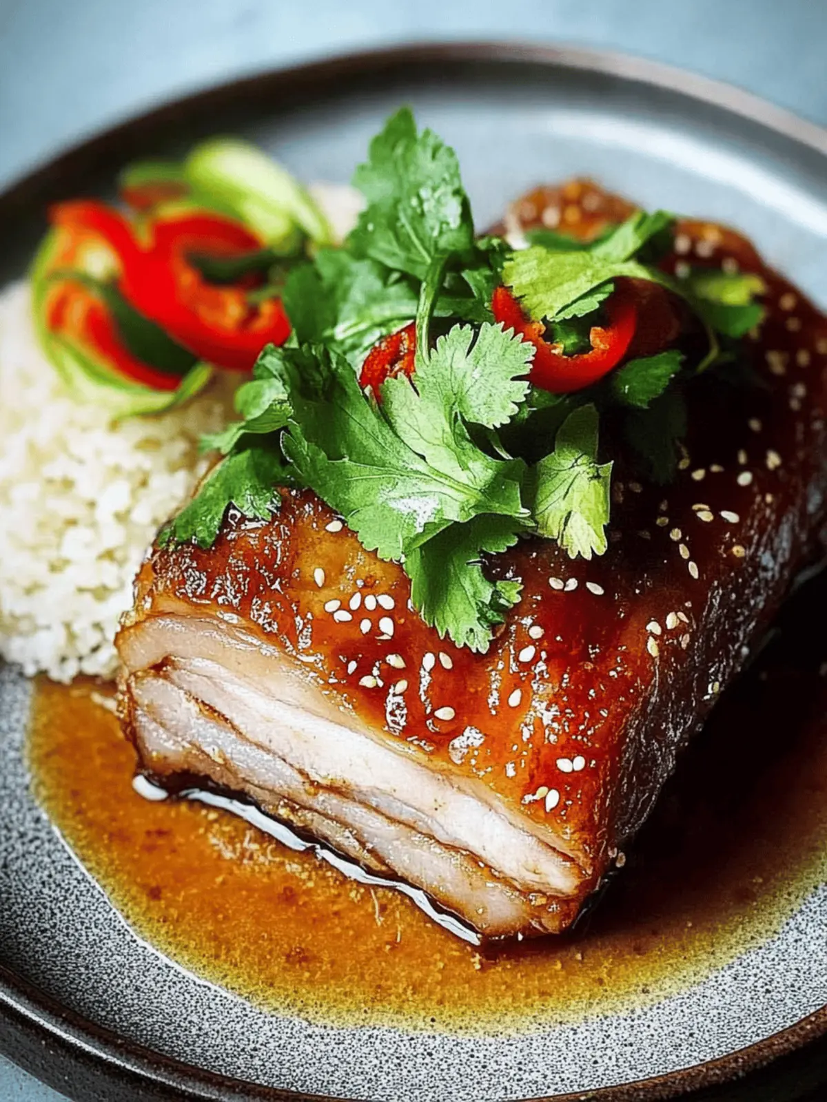 Crispy Pork Belly with Asian Style Caramel Sauce Delight 4 Crispy Pork Belly with Asian Style Caramel Sauce Delight