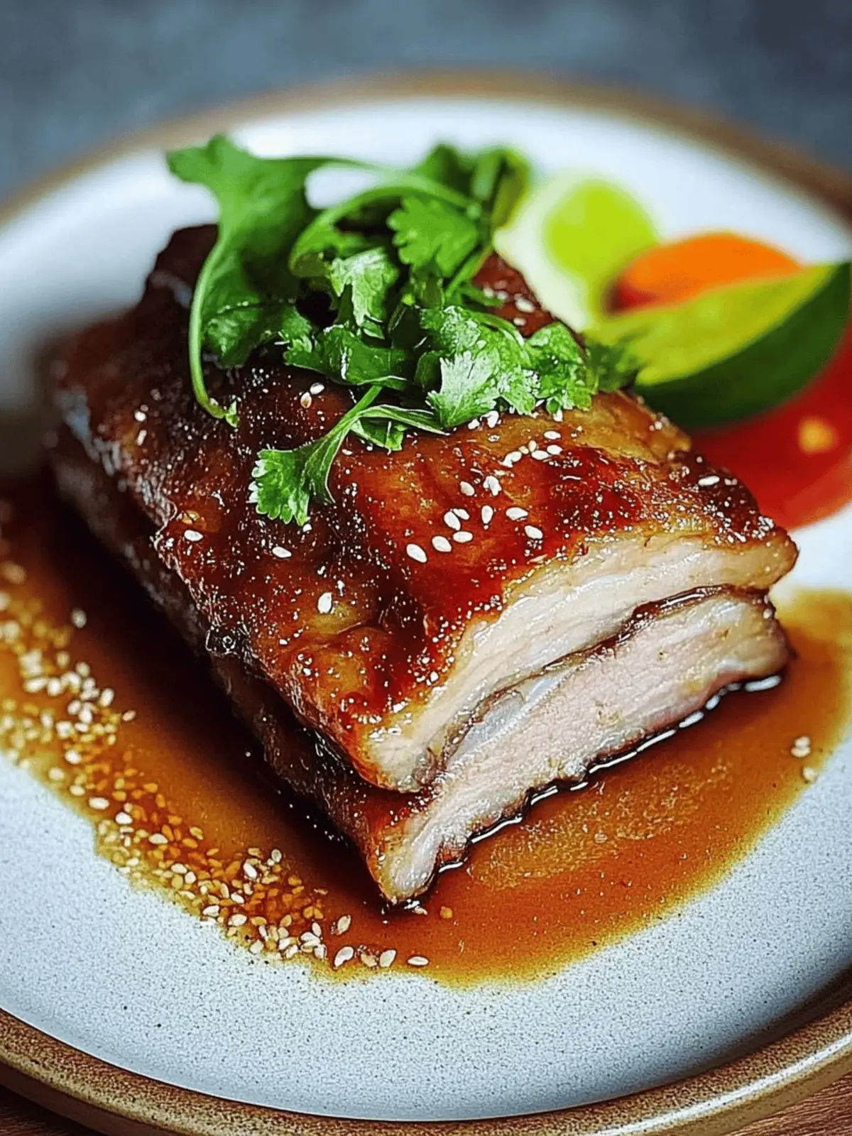 Crispy Pork Belly with Asian Style Caramel Sauce Delight 3 Crispy Pork Belly with Asian Style Caramel Sauce Delight