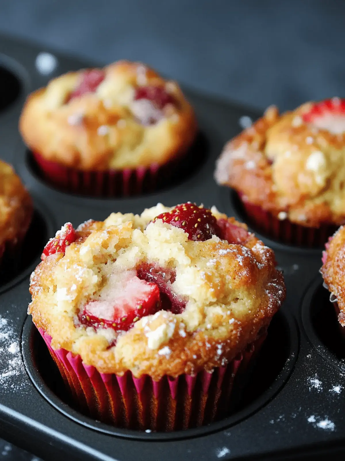Strawberry Ricotta Muffins for a Delightful Spring Morning 5 Strawberry Ricotta Muffins