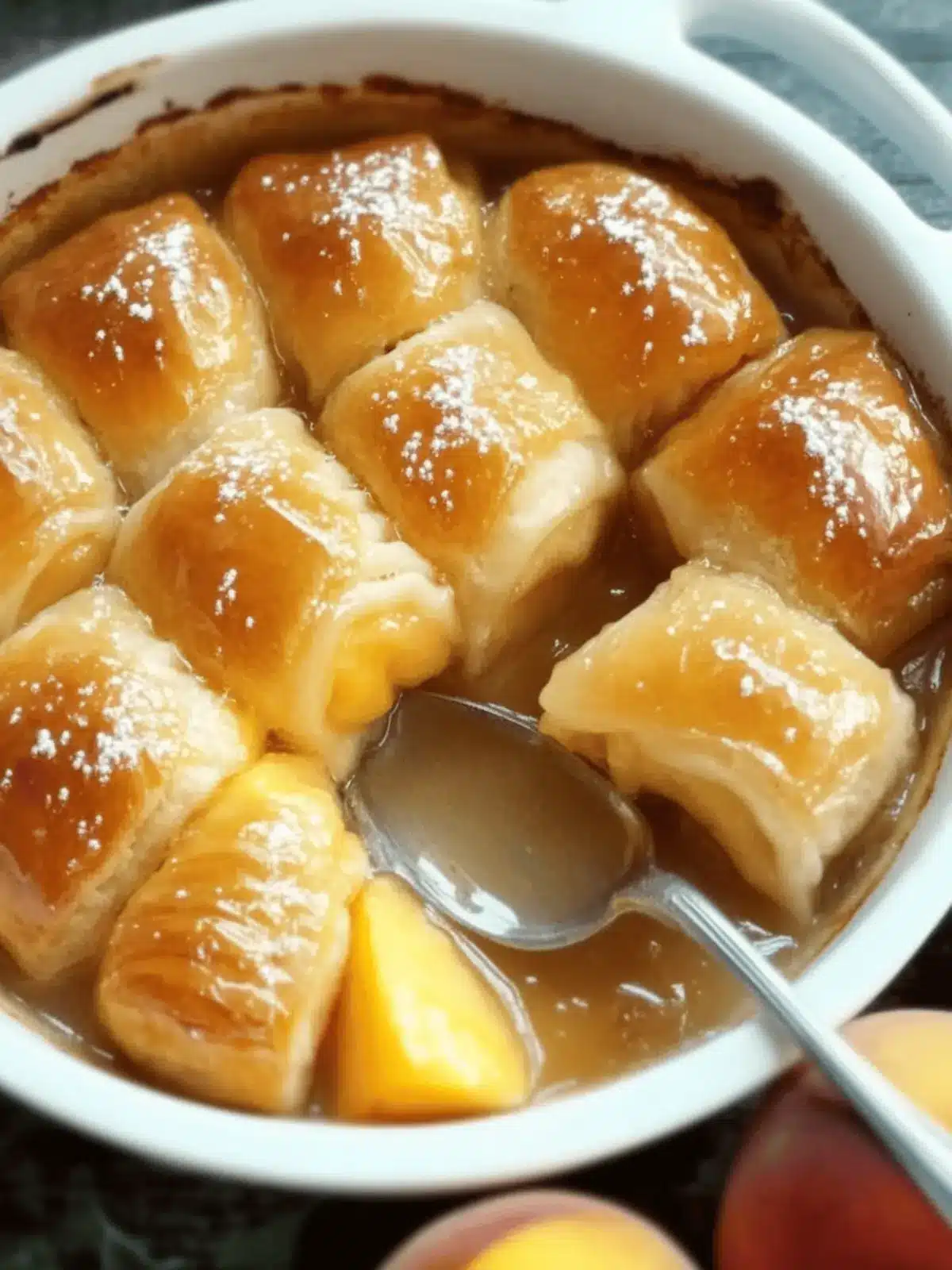 Peach Dumplings: Sweet Summer Bliss in Every Bite 3 Peach Dumplings