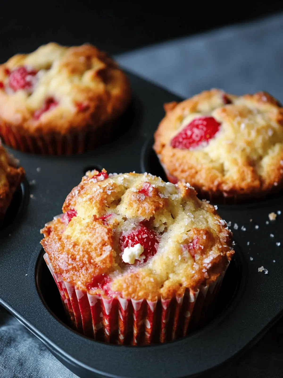 Strawberry Ricotta Muffins for a Delightful Spring Morning 2 Strawberry Ricotta Muffins