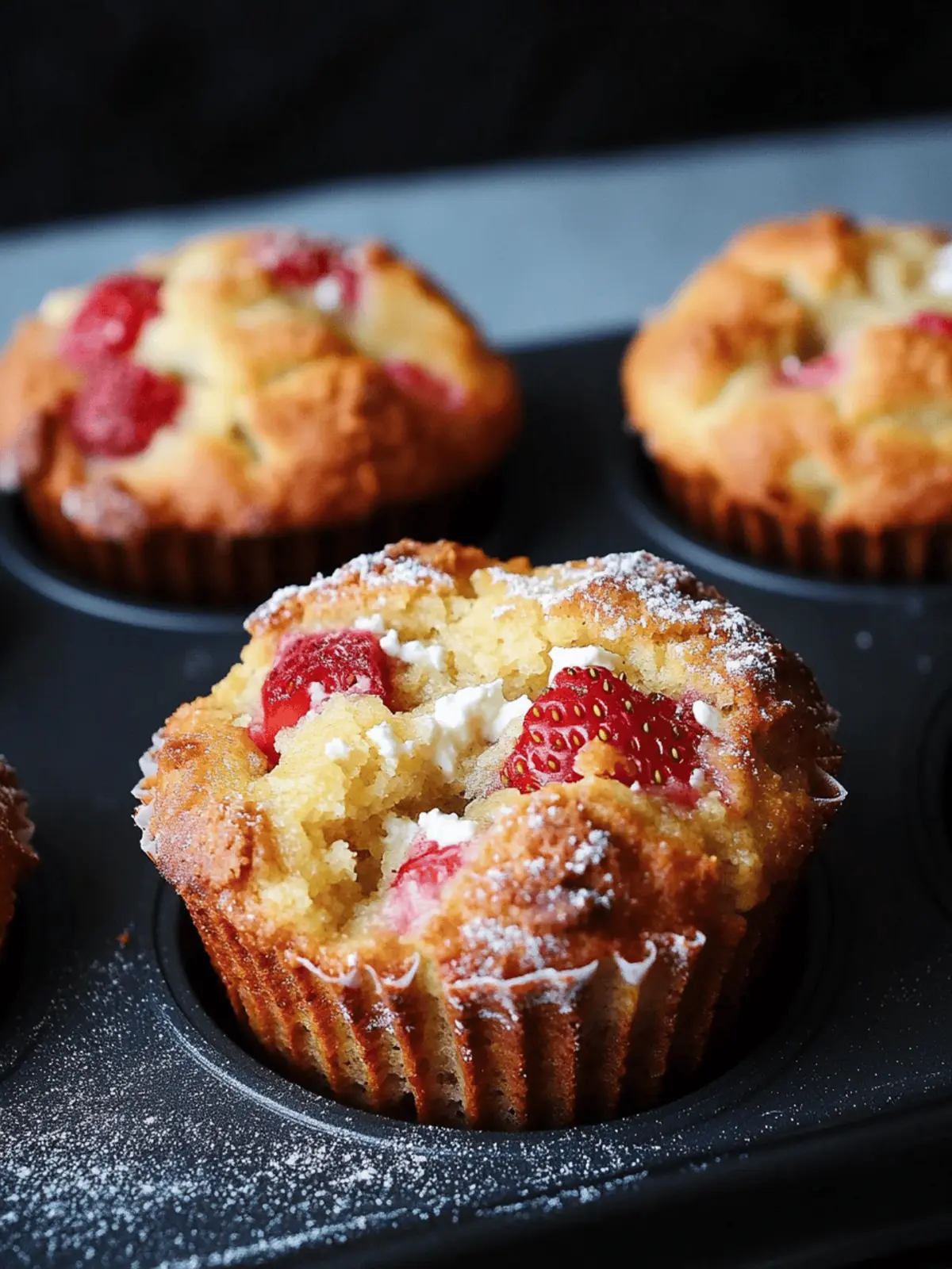 Strawberry Ricotta Muffins for a Delightful Spring Morning 4 Strawberry Ricotta Muffins