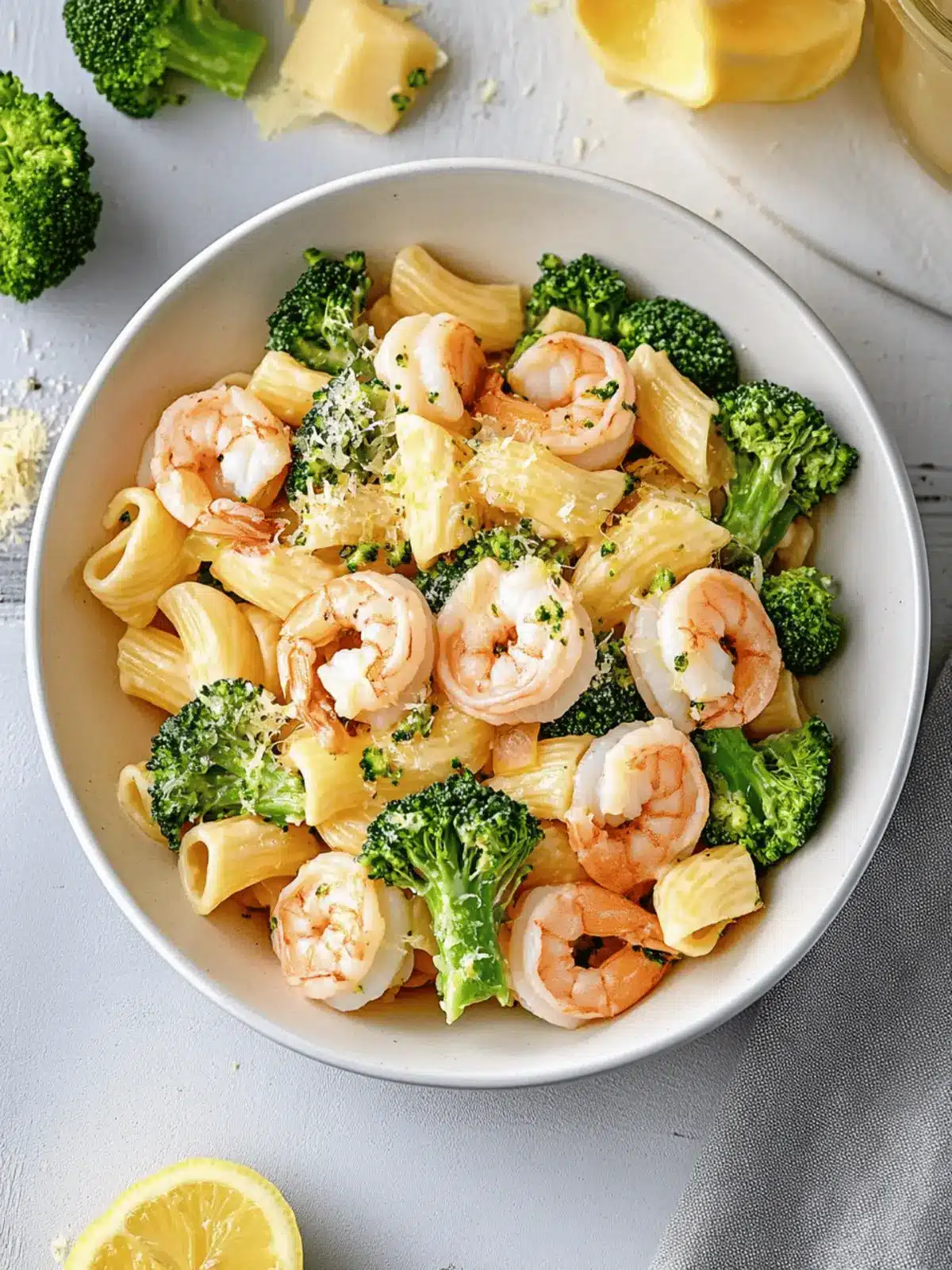 Creamy Lemon and Broccoli Pasta with Shrimp in 30 Minutes 5 Creamy Lemon and Broccoli Pasta with Shrimp