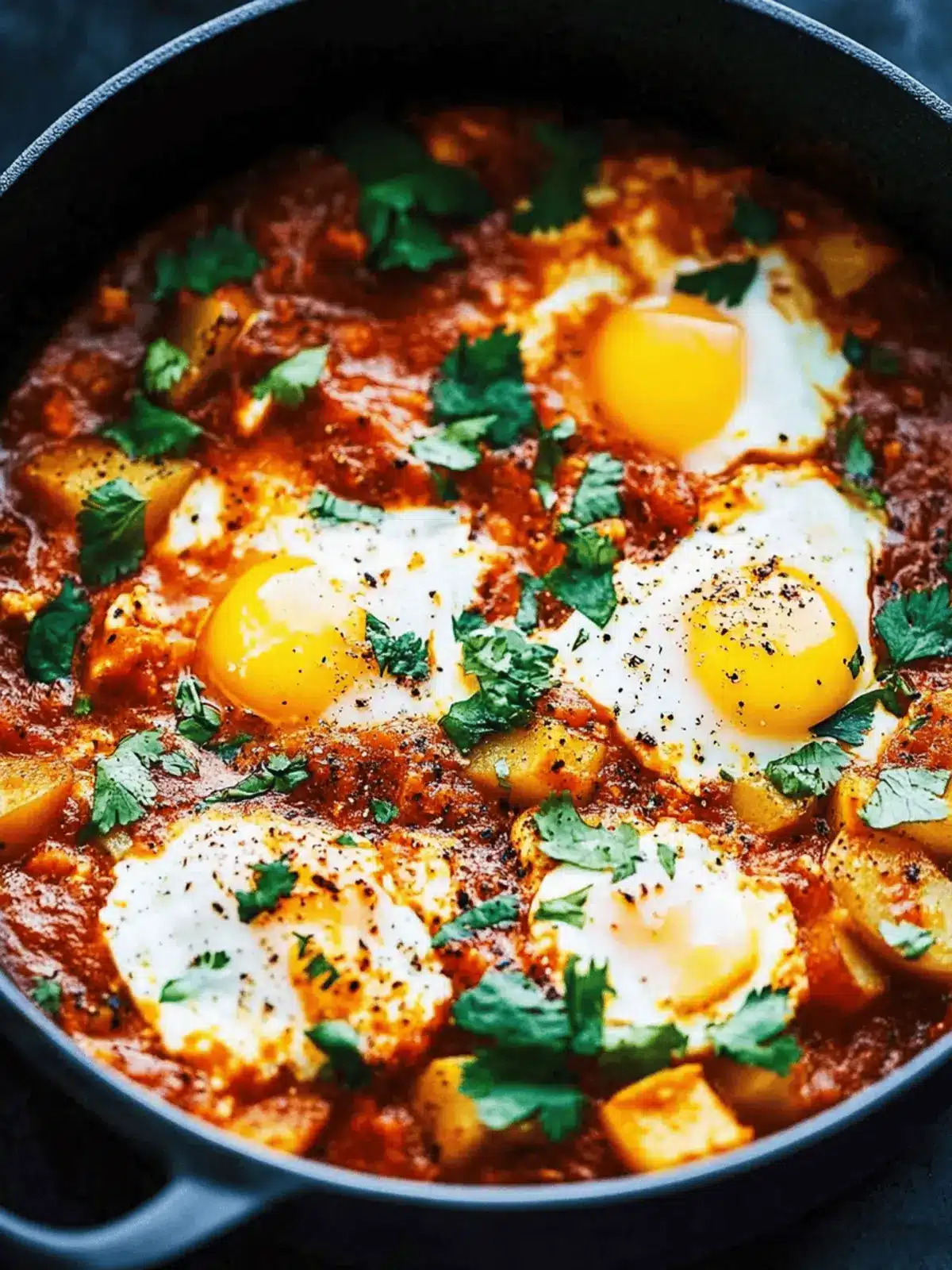 One-Pot Spicy Eggs and Potatoes for a Cozy Meal Delight 5 One Pot Spicy Eggs and Potatoes