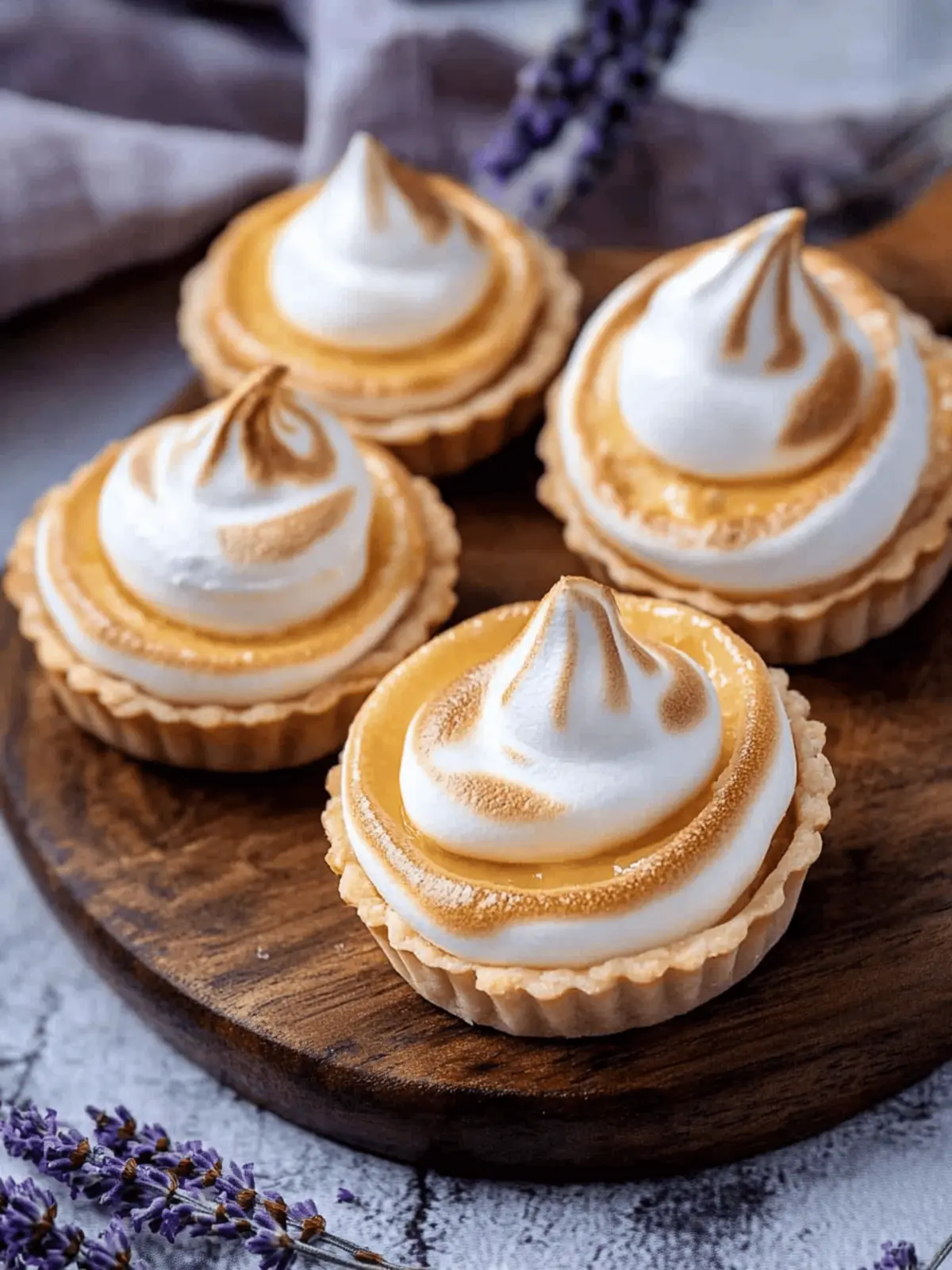 Lavender Lemon Meringue Tarts for a Bright Summer Delight 5 Lavender Lemon Meringue Tarts