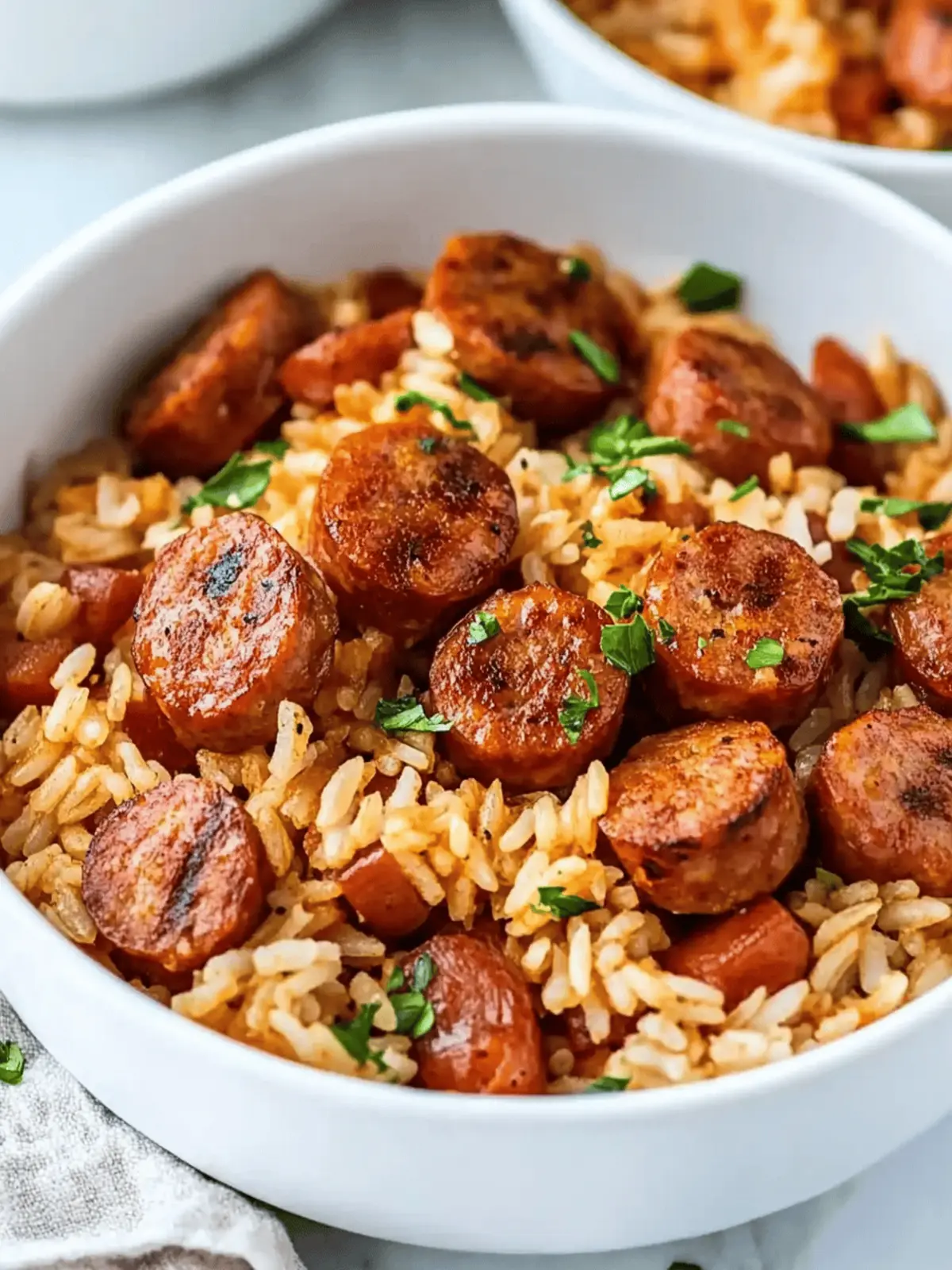 One-Pot Smoked Sausage and Rice Dinner: Effortless Flavor Magic 3 One-Pot Smoked Sausage and Rice Dinner