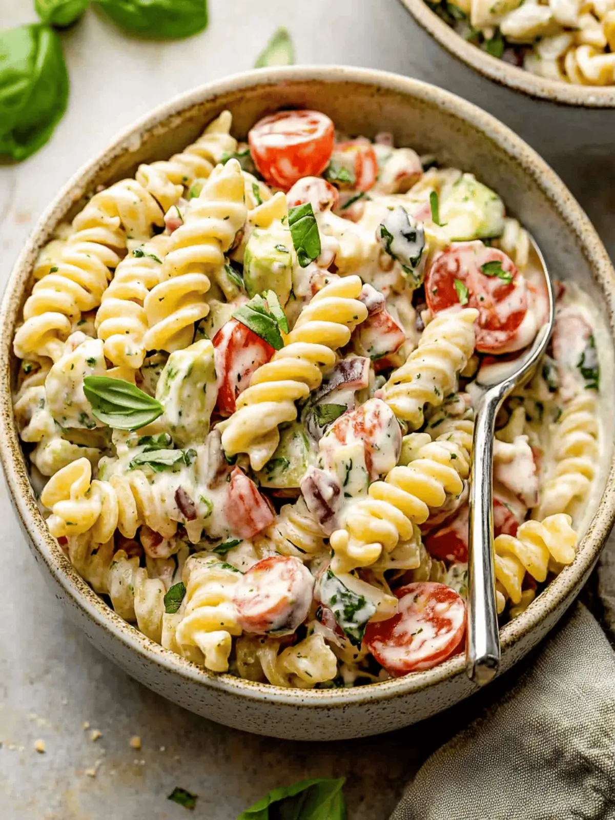 Creamy Italian Pasta Salad: Your Ultimate Summer Side Dish 3 Creamy Italian Pasta Salad
