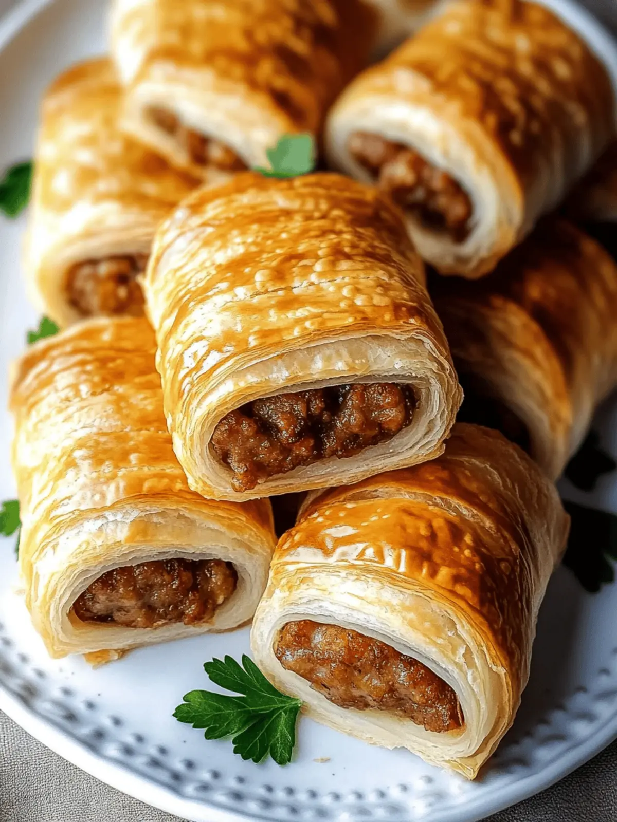 Ultimate Sausage Rolls: Flaky Perfection You Can’t Resist 4 Sausage Rolls