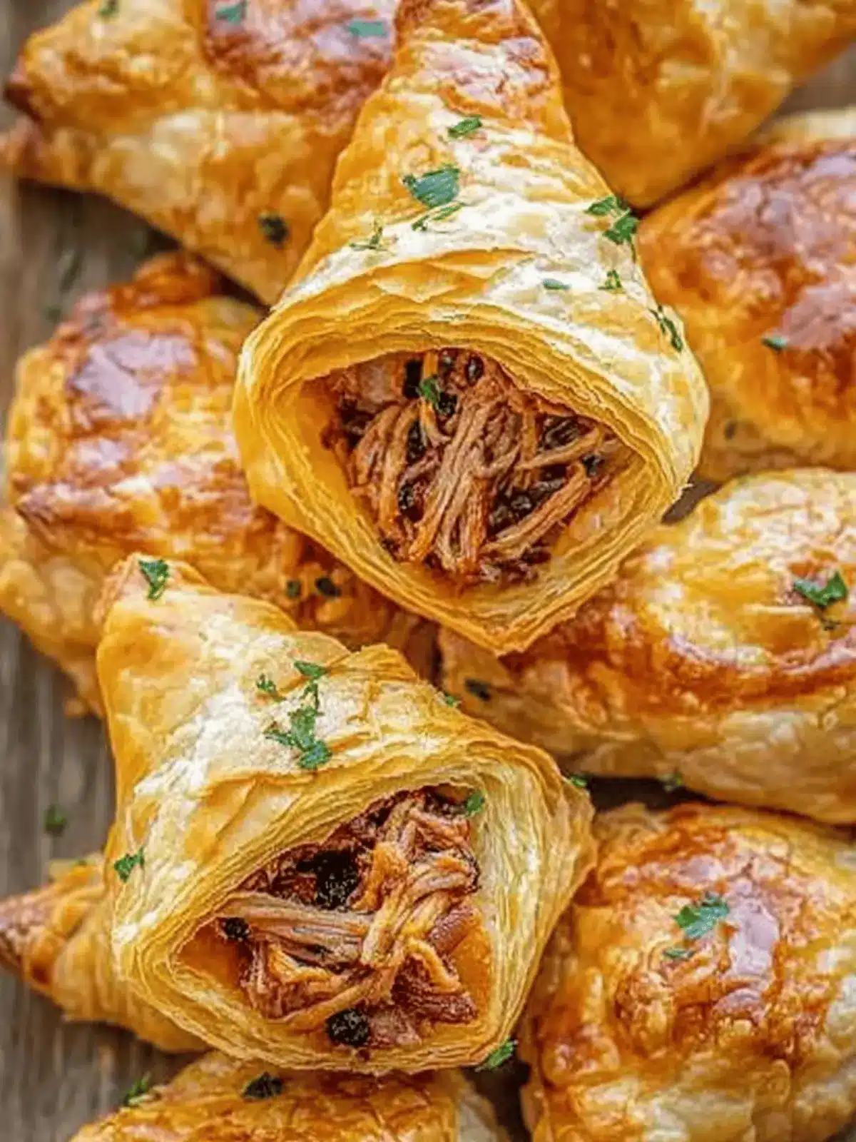 Pulled Pork Pastry Puffs: Quick & Irresistibly Tasty Treats 3 Pulled Pork Pastry Puffs