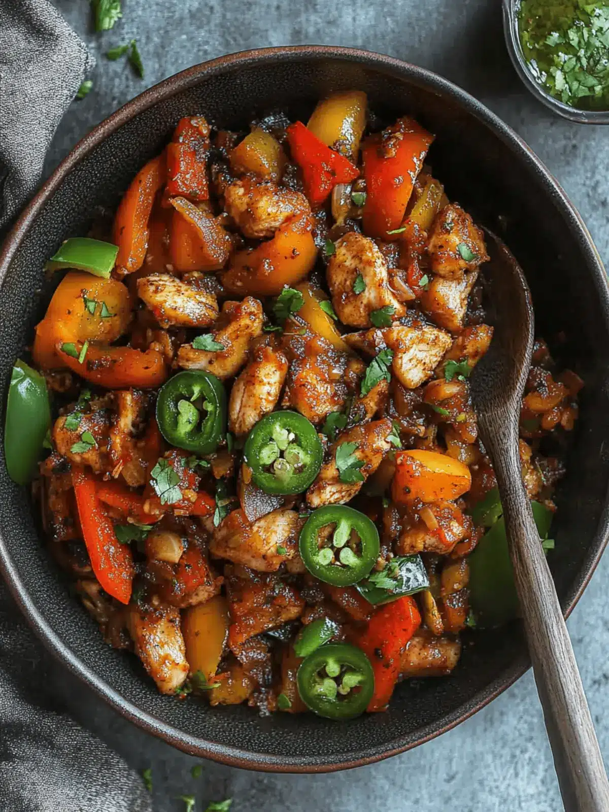 Zesty Jalapeno Chicken with Bell Peppers: A Quick Stir-Fry Delight 2 Jalapeno Chicken with Bell Peppers