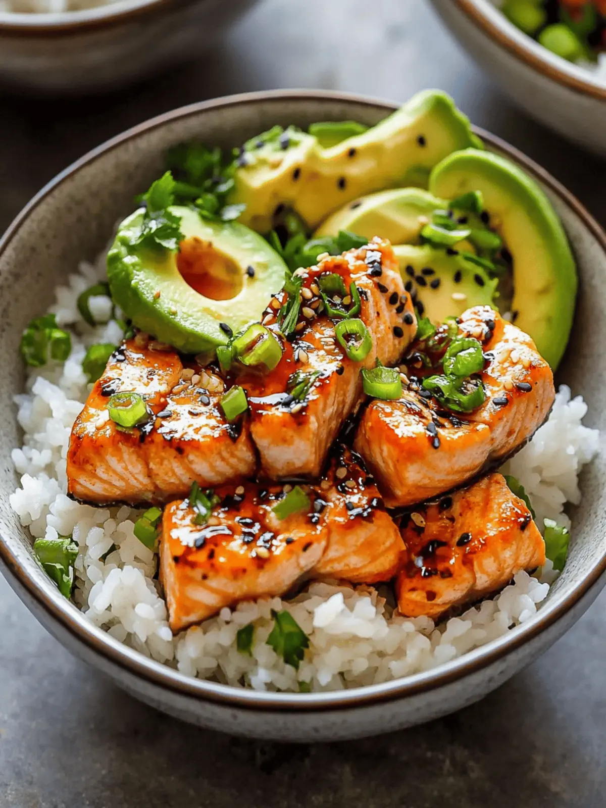 Sweet Chili Salmon Bowl for a Flavorful Dinner Delight 5 Sweet Chili Salmon Bowl