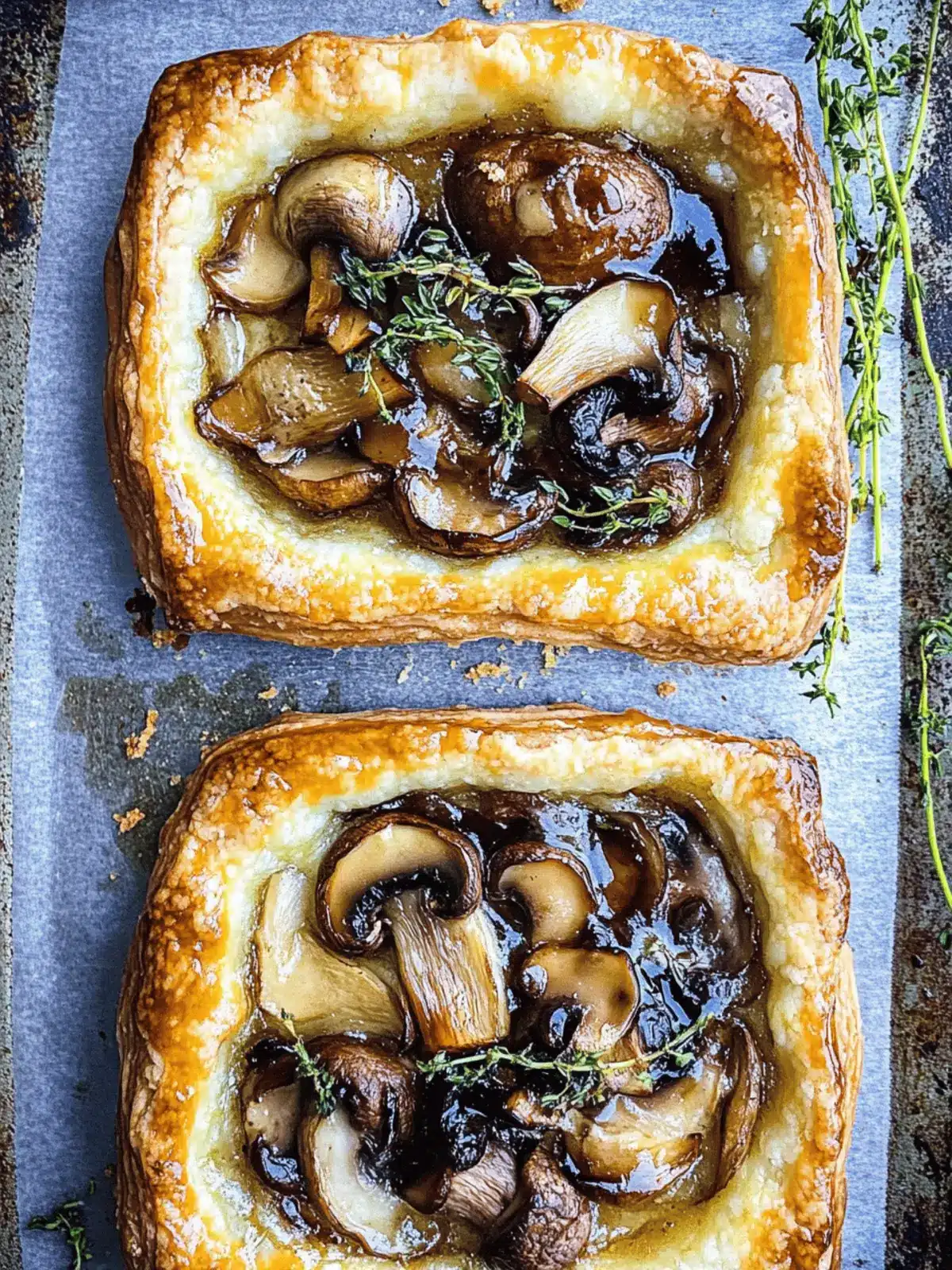 Savory Balsamic Glazed Mushroom Tart You’ll Love to Make 3 Balsamic Glazed Mushroom Tart
