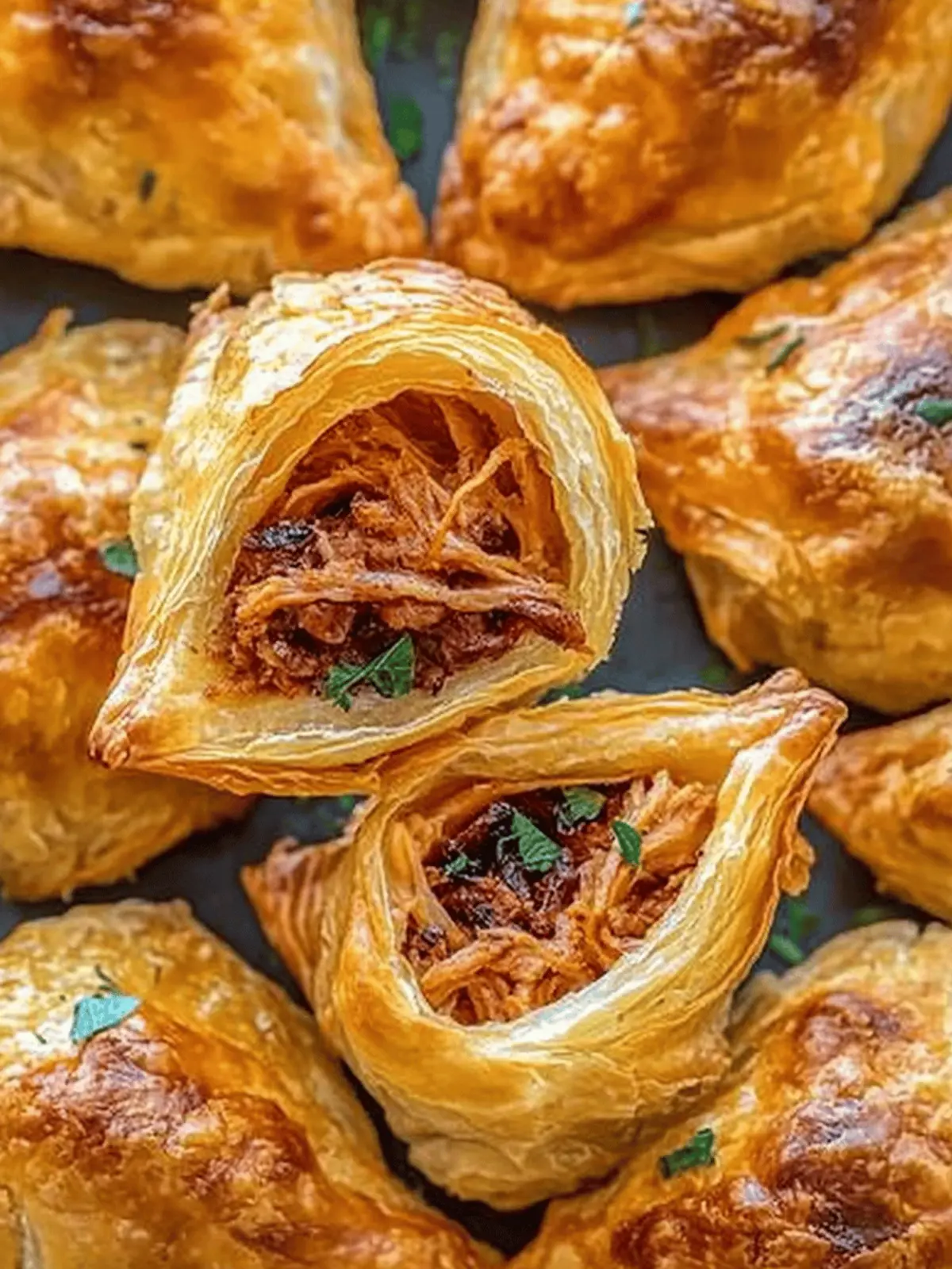 Pulled Pork Pastry Puffs: Quick & Irresistibly Tasty Treats 4 Pulled Pork Pastry Puffs
