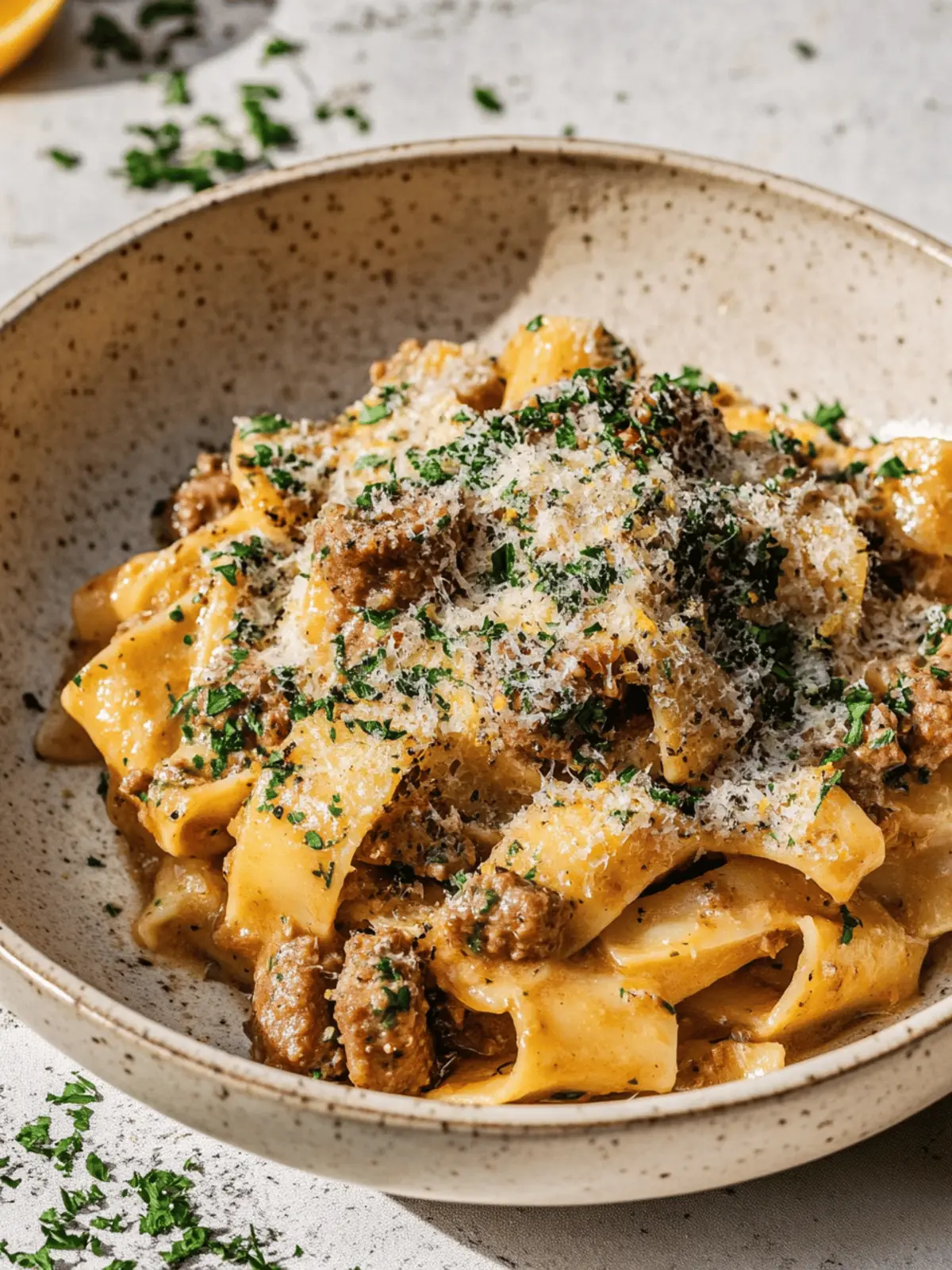 Saucy Sausage and Lemon Pasta That's Dinner Game-Changer 2 Saucy Sausage and Lemon Pasta (Sausage al Lemone)