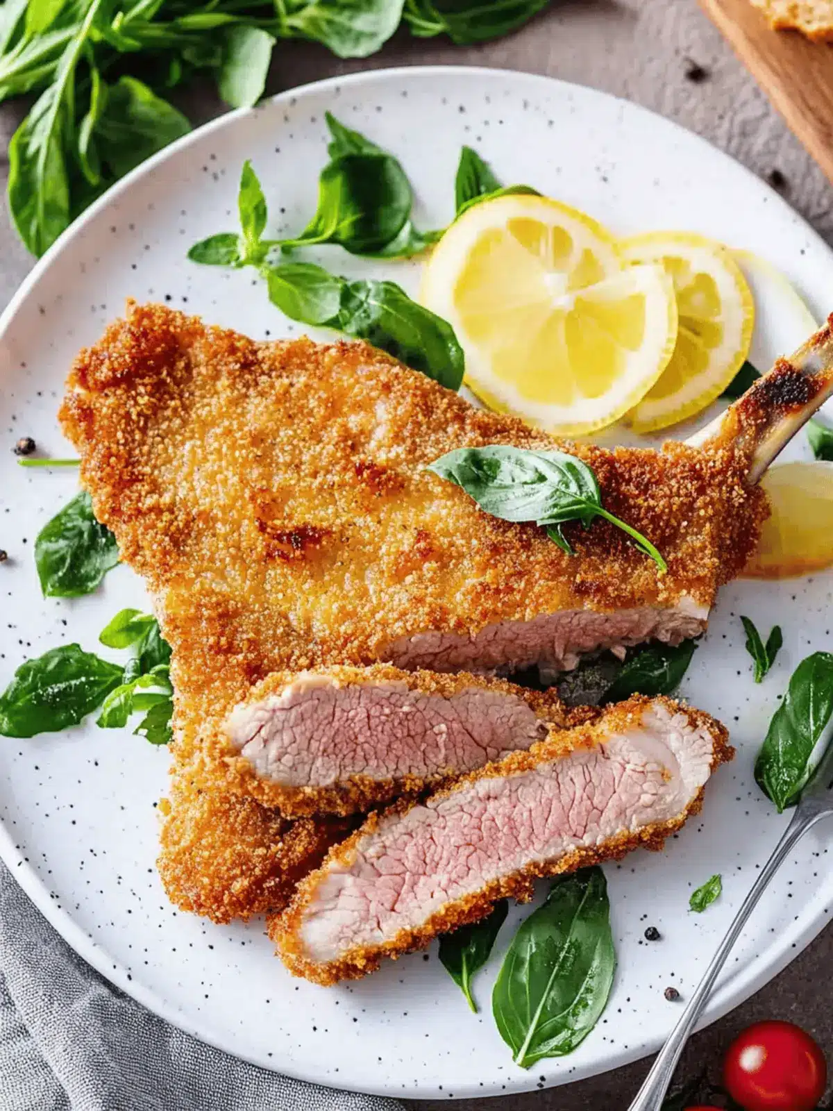 Irresistible Bone-In Veal Milanese for Date Night Delight 5 Bone-In Veal Milanese (Cotoletta alla Milanese)