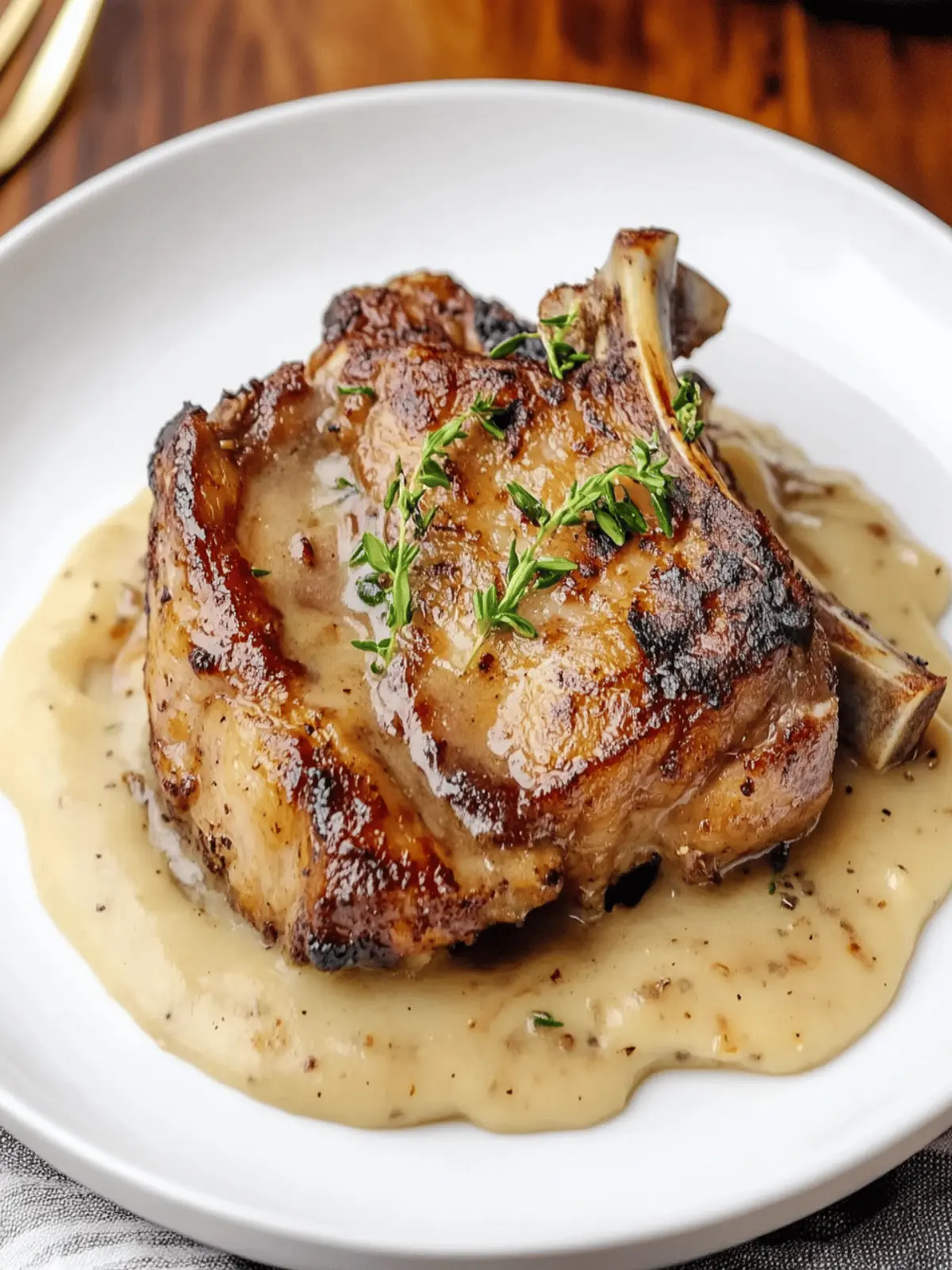 Instant Pot Pork Chops in Creamy Mushroom Bliss 3 Instant Pot Pork Chops