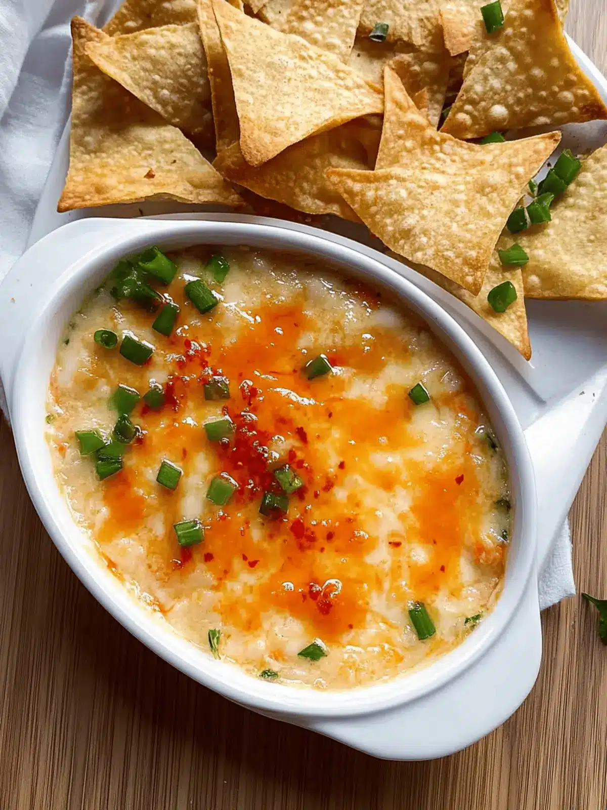 Irresistible Crab Rangoon Dip with Crispy Wonton Chips 4 Crab Rangoon Dip