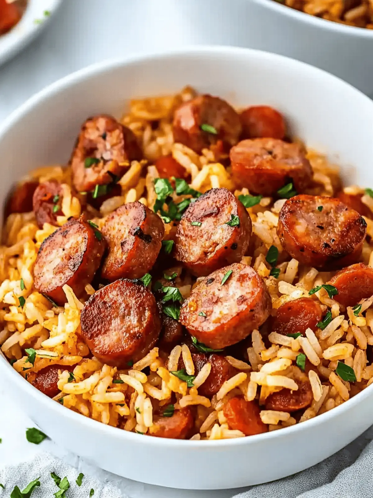 One-Pot Smoked Sausage and Rice Dinner: Effortless Flavor Magic 4 One-Pot Smoked Sausage and Rice Dinner