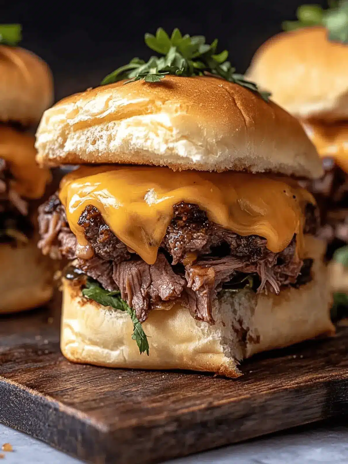 Savory Roast Beef and Cheddar Sliders for Effortless Entertaining 5 Roast Beef and Cheddar Sliders