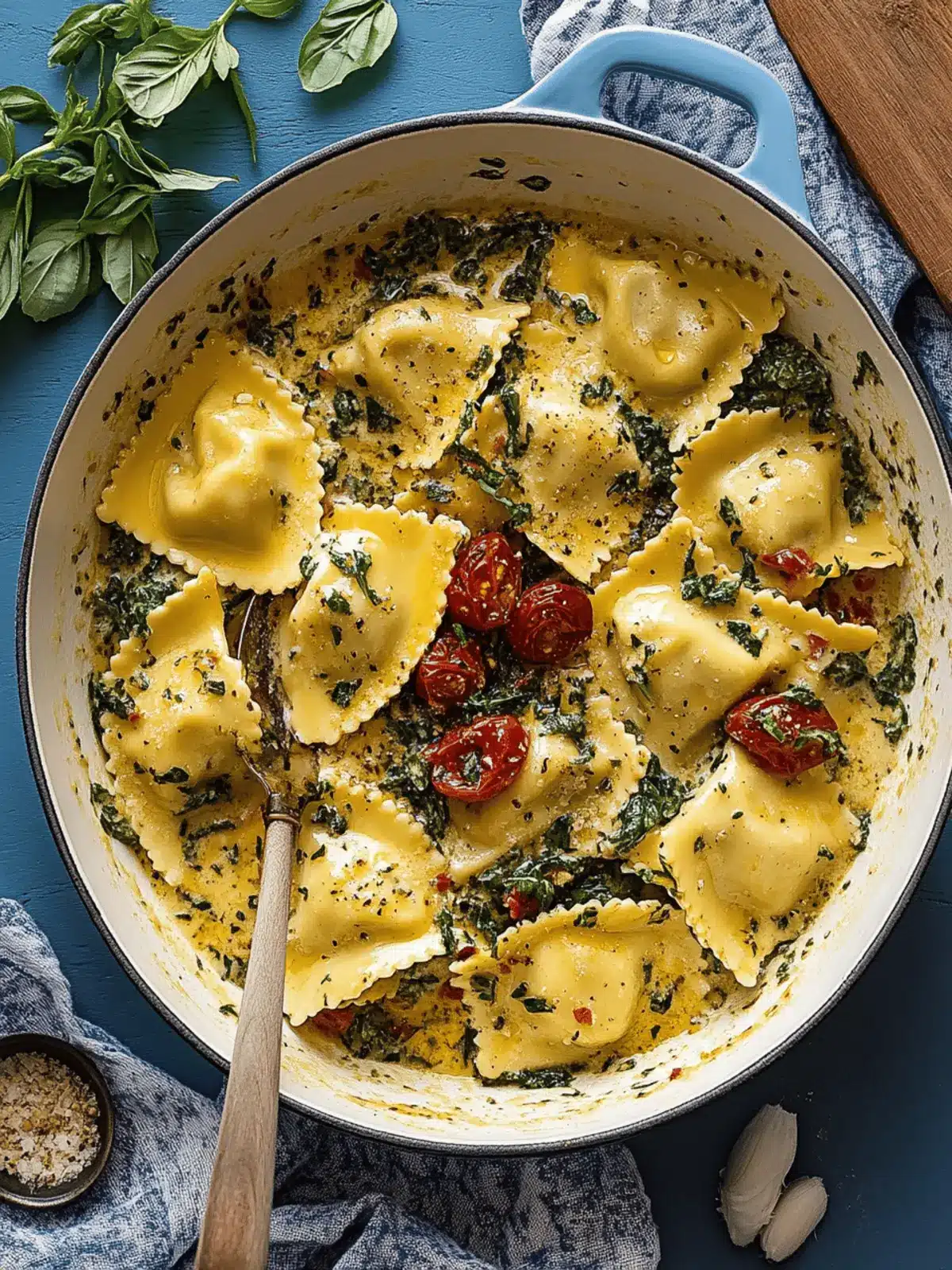 Weeknight Creamy Tuscan Ravioli: Quick, Comfort in a Bowl 2 Weeknight Creamy Tuscan Ravioli