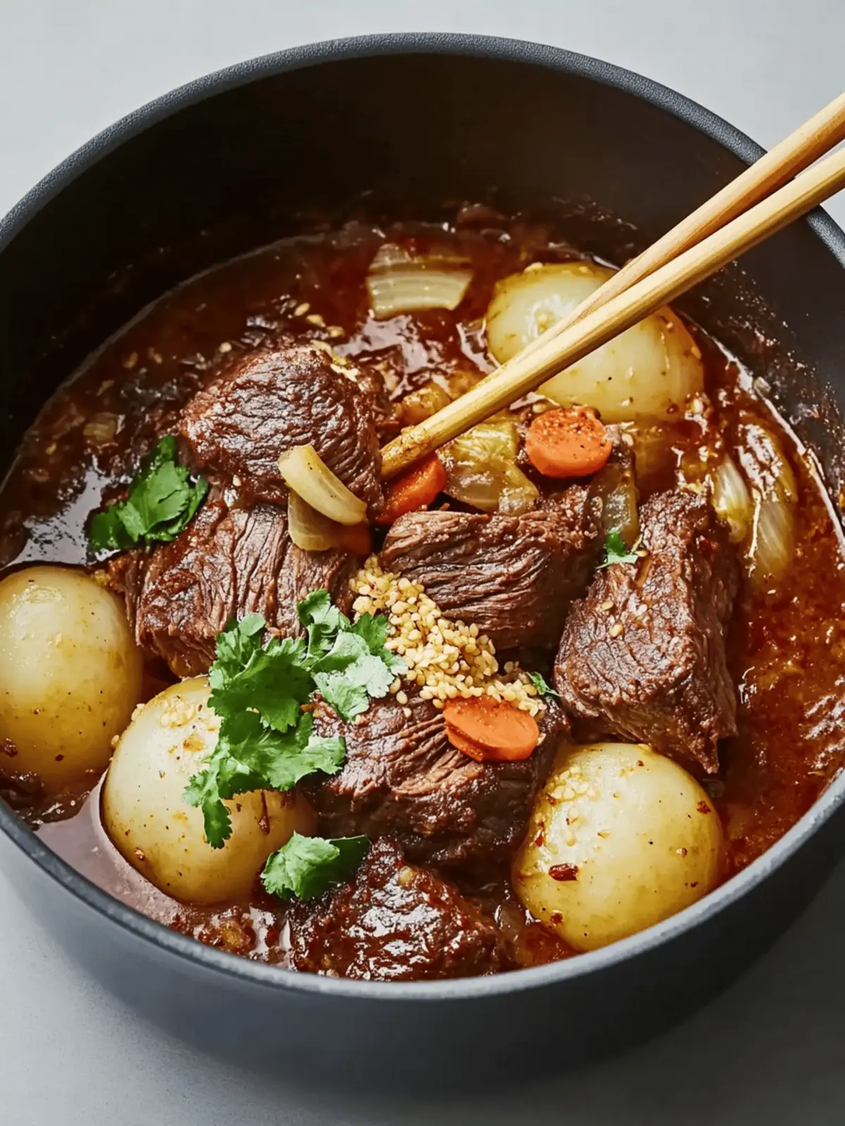 Korean Style Pot Roast: Comfort Food with a Bold Twist 4 Korean Style Pot Roast