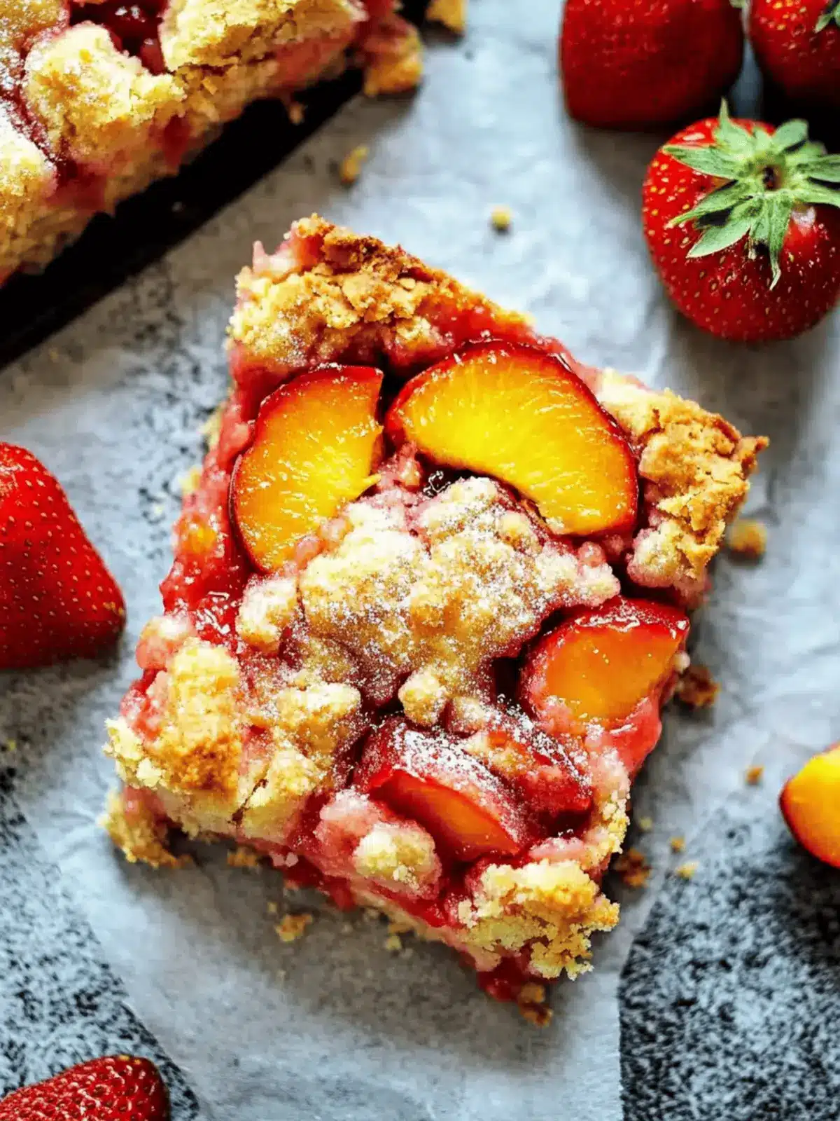 Delicious Strawberry Peach Buckle for Summer Bliss 3 Strawberry Peach Buckle