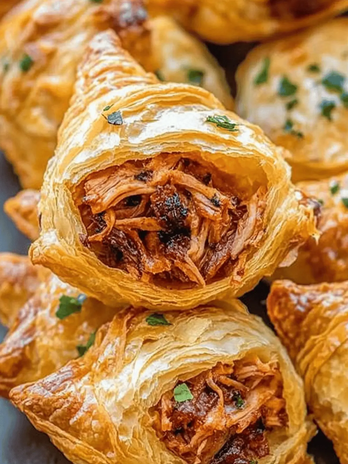 Pulled Pork Pastry Puffs: Quick & Irresistibly Tasty Treats 2 Pulled Pork Pastry Puffs
